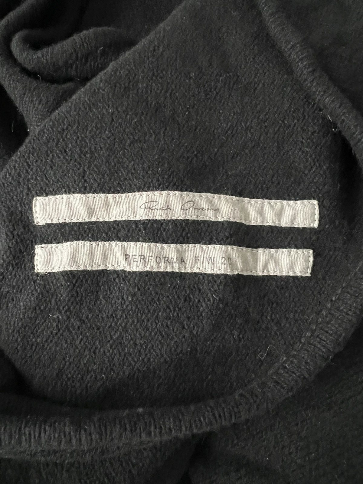 Rick Owens Cashmere opaqueBanana Ziggy cut out sweater jumper knit L XL Size US L / EU 52-54 / 3 - 5 Thumbnail
