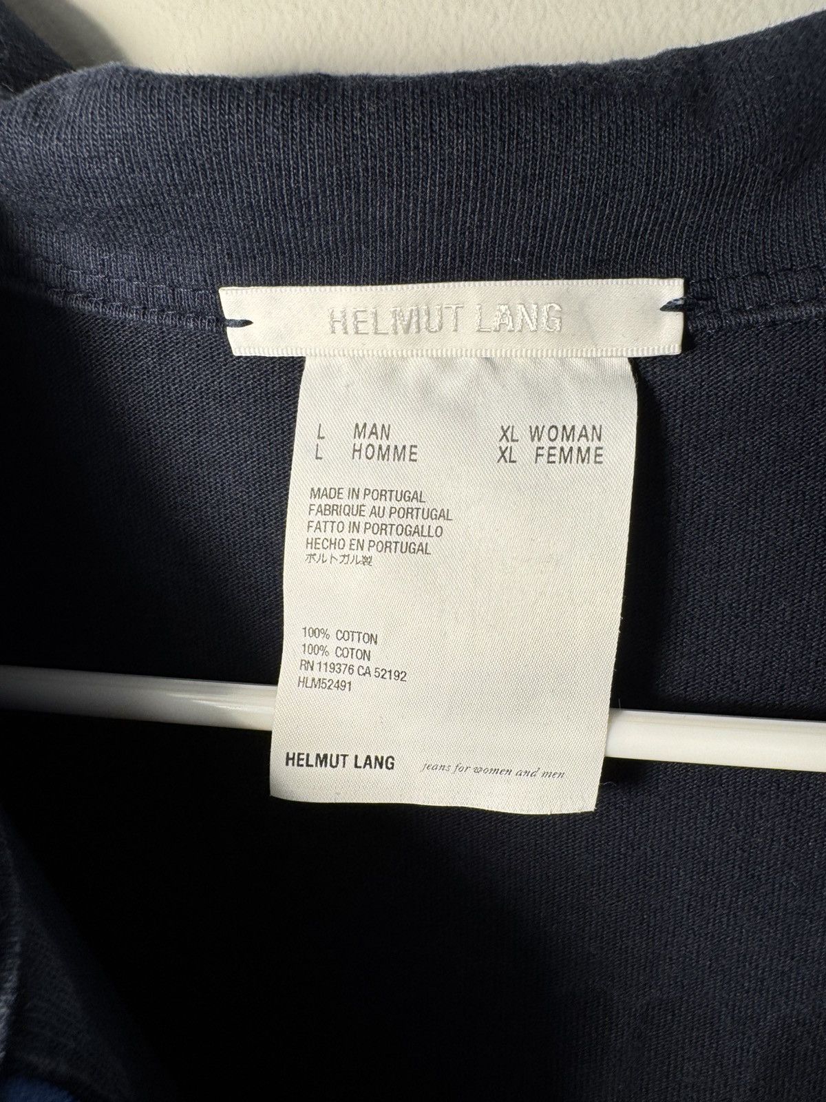 Helmut Lang Helmut Lang rugby L/S Size US L / EU 52-54 / 3 - 7 Thumbnail