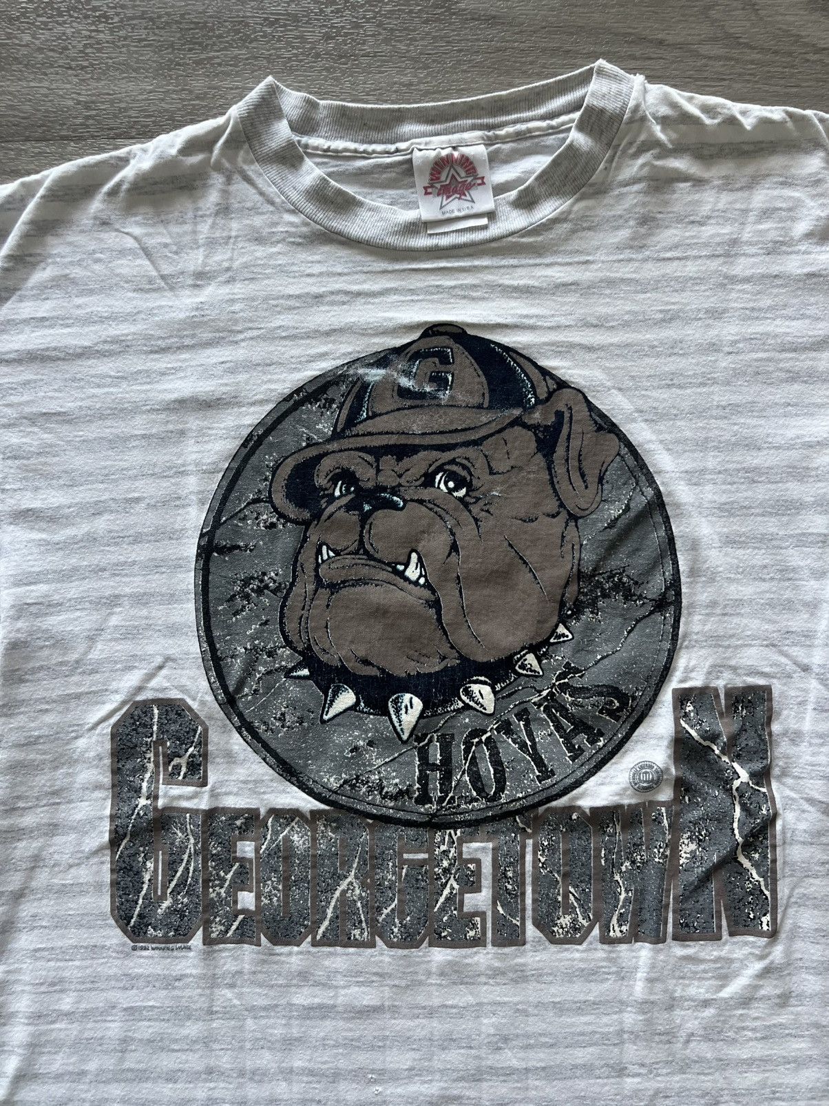 Vintage 92 Georgetown Hoyas T shirt Size US XL / EU 56 / 4 - 3 Thumbnail