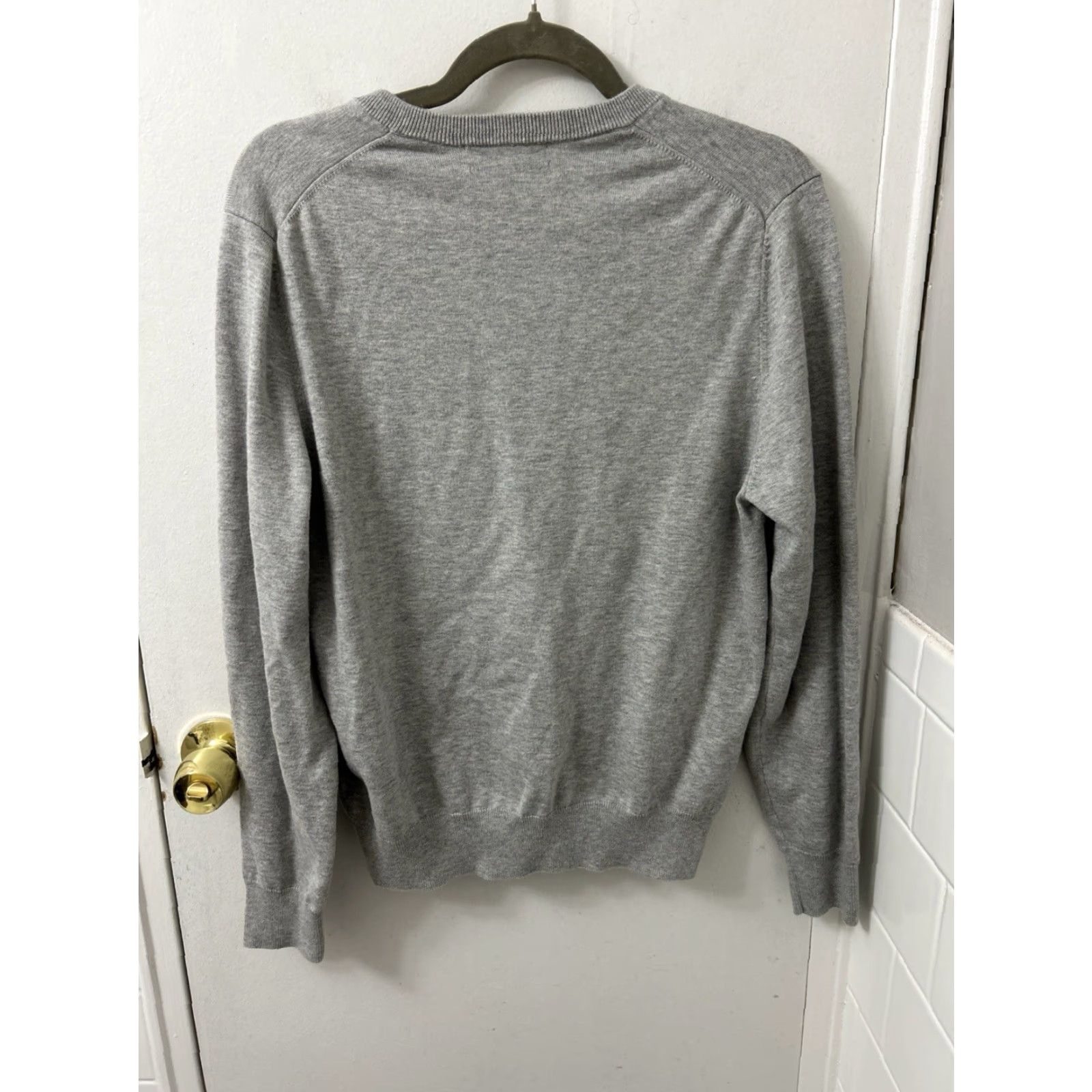 Brooks Brothers Brooks Brothers Sweater Mens Small Gray V-Neck Pullover 100% Supima Cotton L/S Regular Fit Size US S / EU 44-46 / 1 - 7 Thumbnail