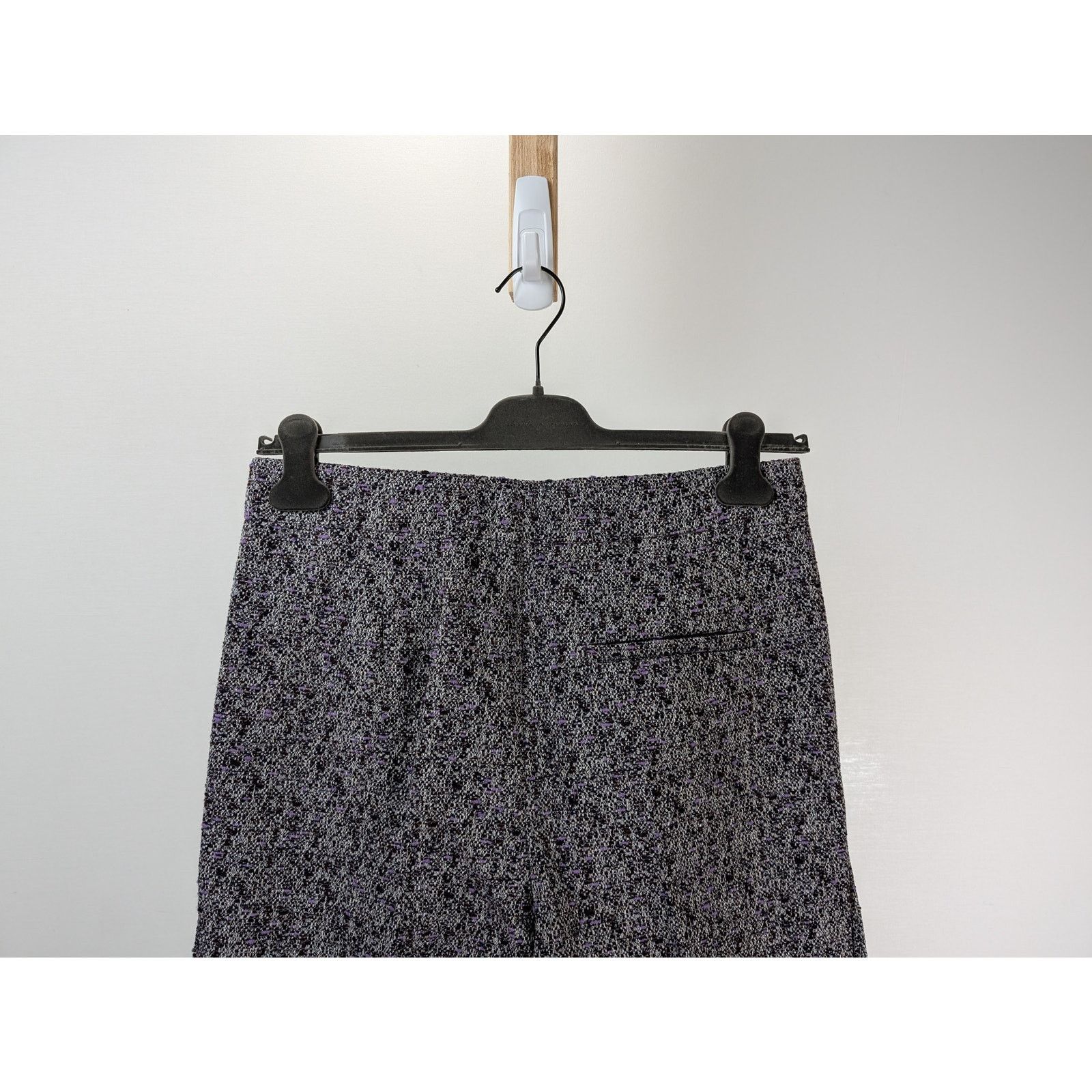Bottega Veneta o1rshd1 Multicol Wool Viscose Trousers Pants Lilac/Bordeaux Size US 30 / EU 46 - 7 Thumbnail