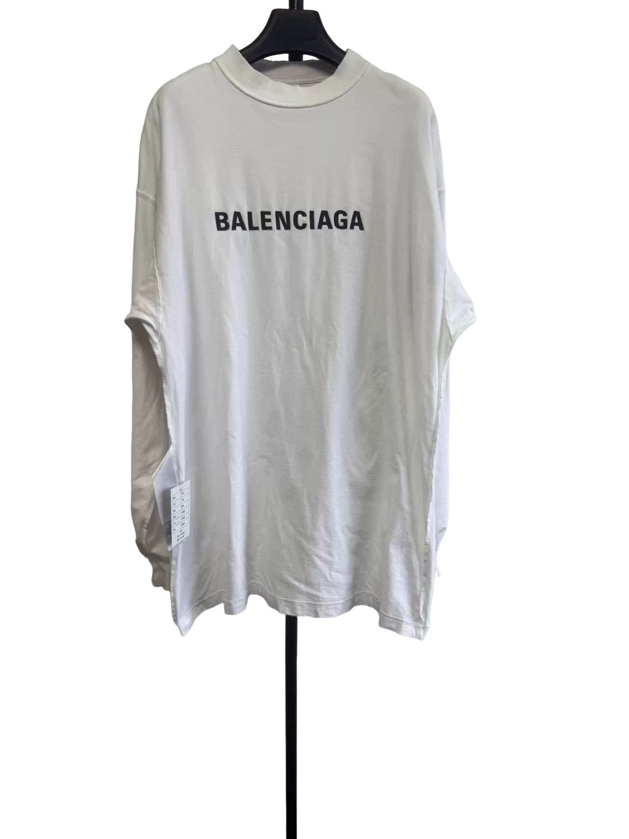 Balenciaga Balenciaga Logo Print Crewneck Sweatshirt 1 Size US S / EU 44-46 / 1 - 1 Thumbnail