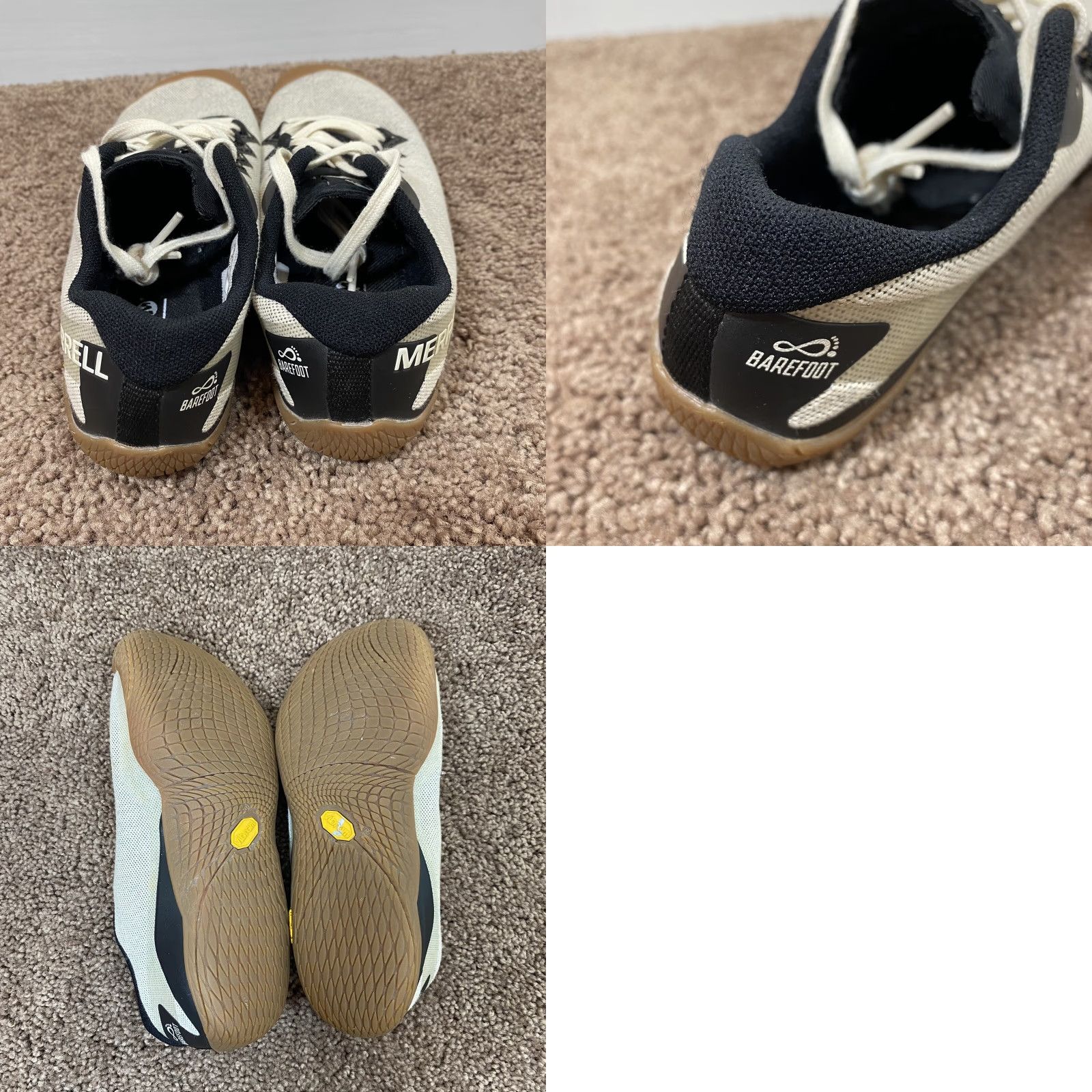 Merrell Merrell Vapor Glove 3 Sneakers Womens 6 Gray Hiking Trail Athletic Shoes Size ONE SIZE - 8 Thumbnail