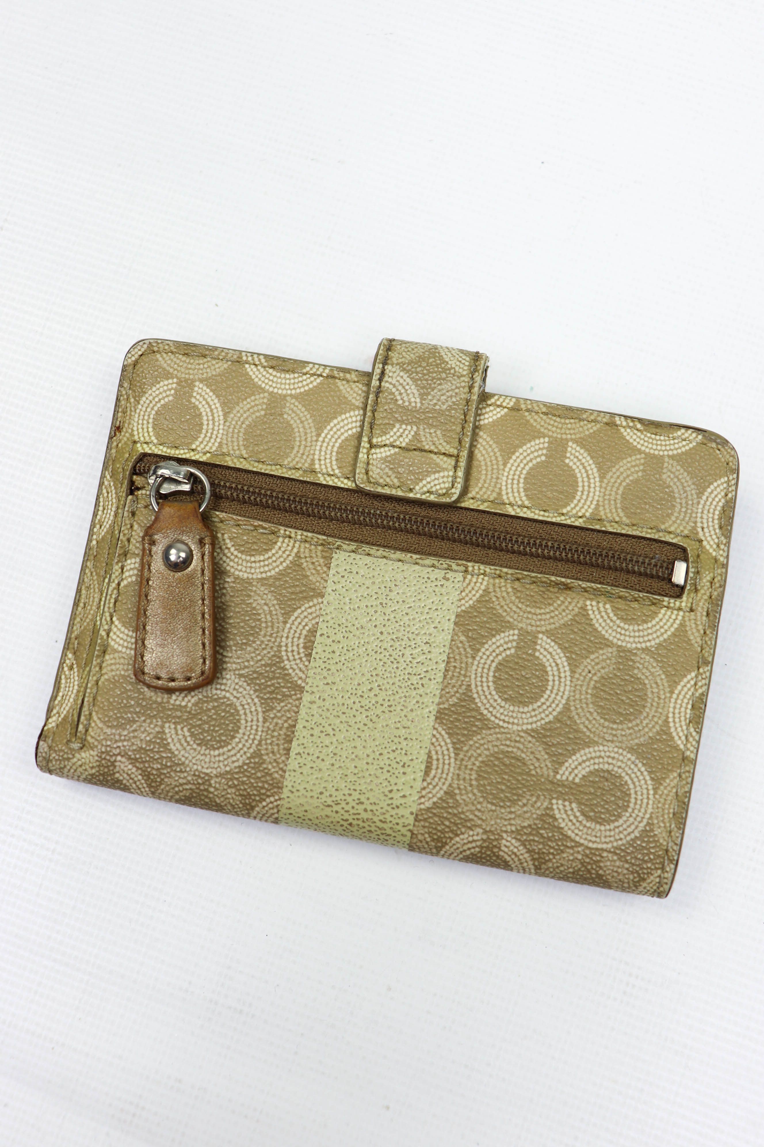 Coach Coach Vintage Beige Monogram Small Wallet Size ONE SIZE - 5 Thumbnail