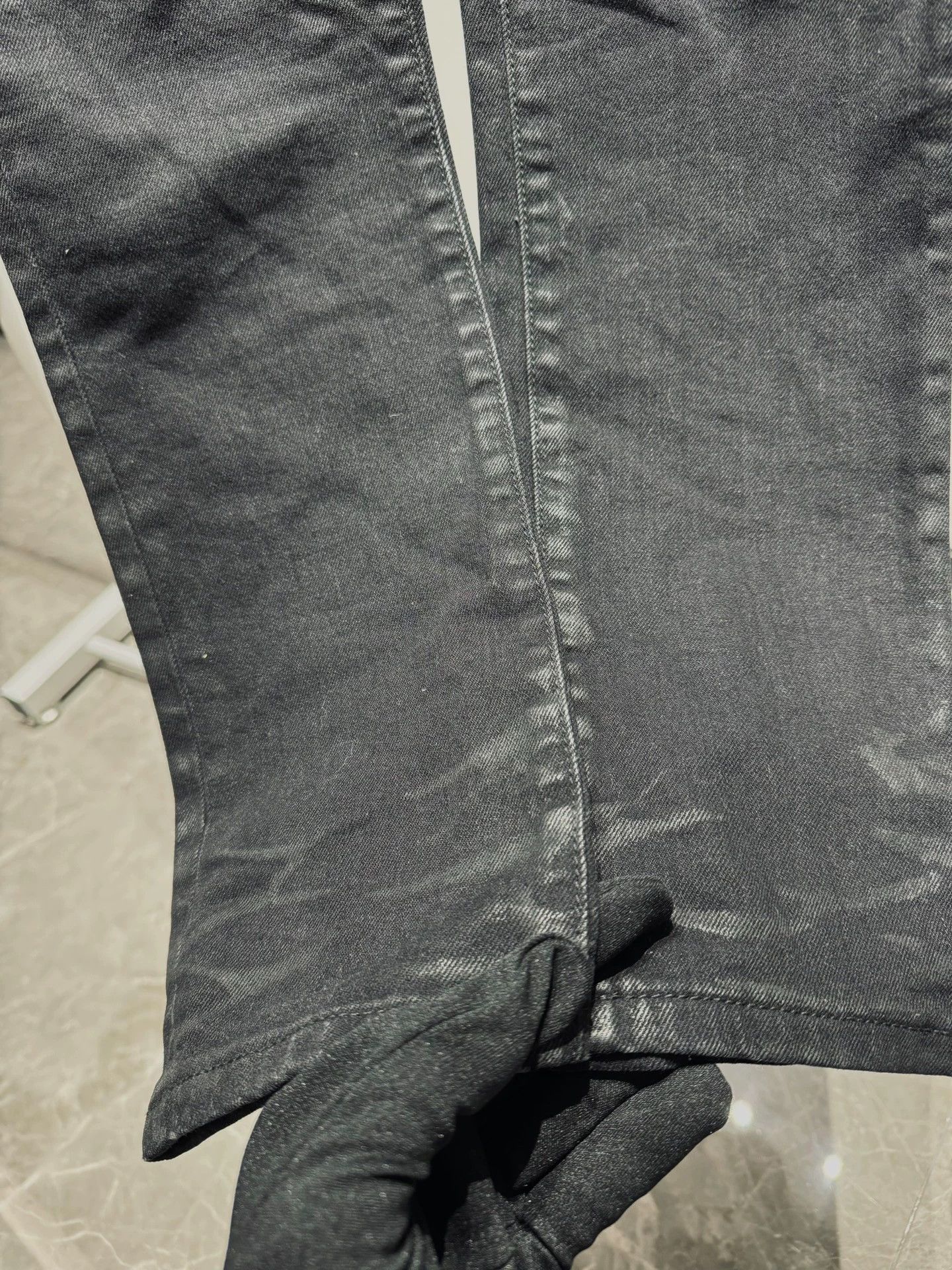 Saint Laurent Paris SLP Saint Laurent 20SS Runway Skinny Waxed Claw Jeans 1of1 Size US 28 / EU 44 - 3 Thumbnail