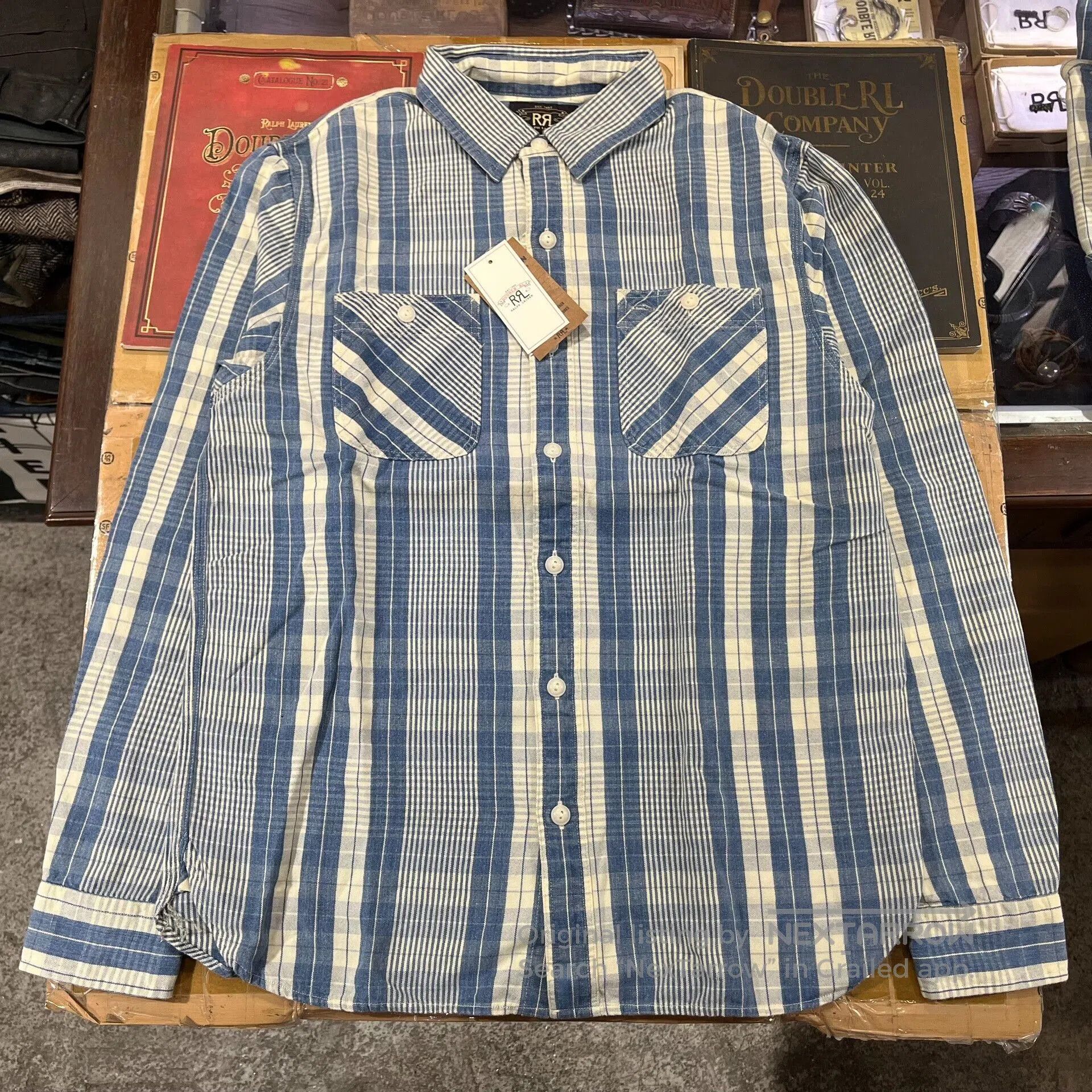 RRL Ralph Lauren RRL Striped Shirt by Ralph Lauren. Size US M / EU 48-50 / 2 - 1 Thumbnail