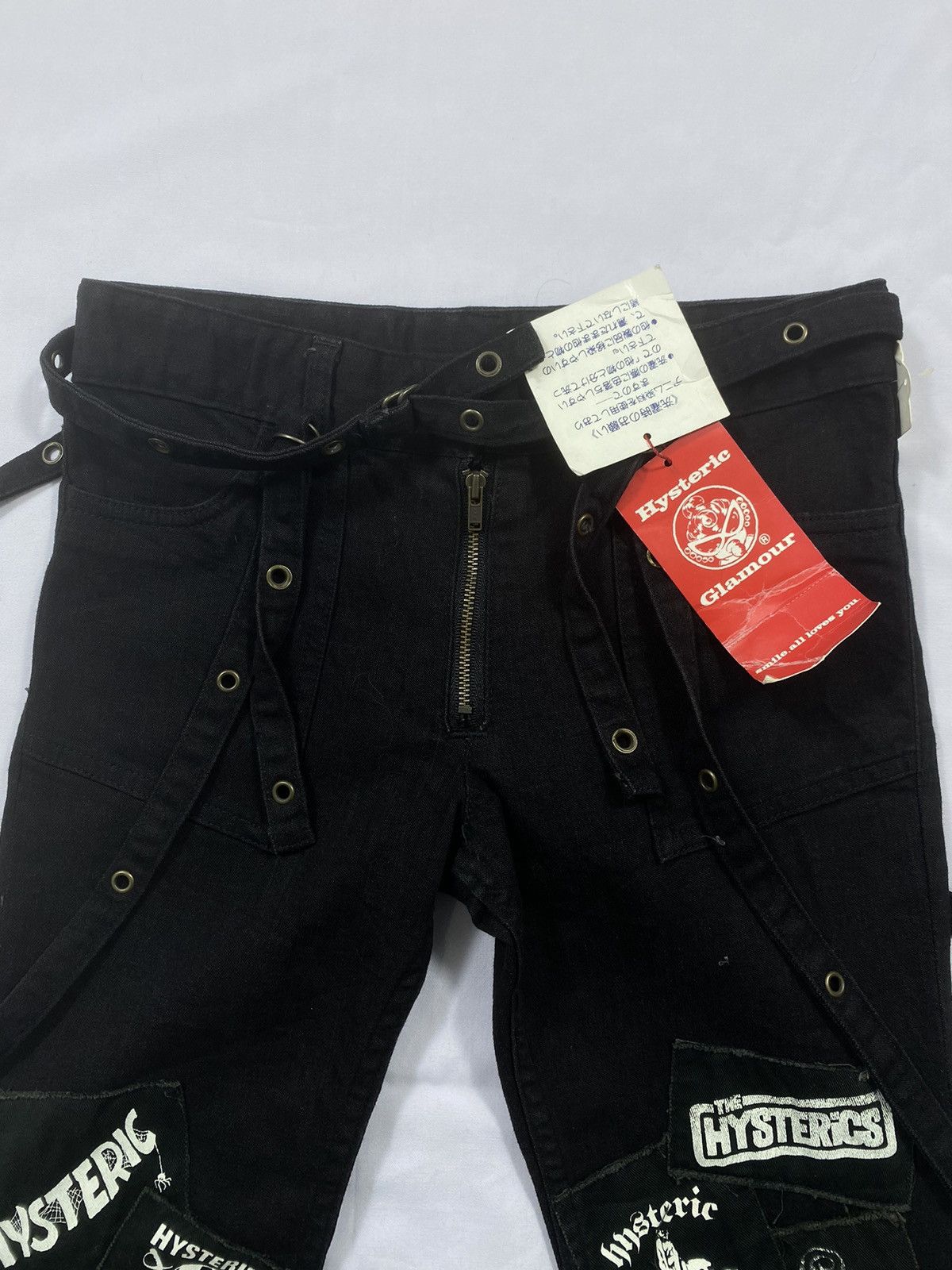 Hysteric Glamour Sick Kids Distressed Hysteric Glamour Punk Flare Pants Size US 26 / EU 42 - 10 Thumbnail
