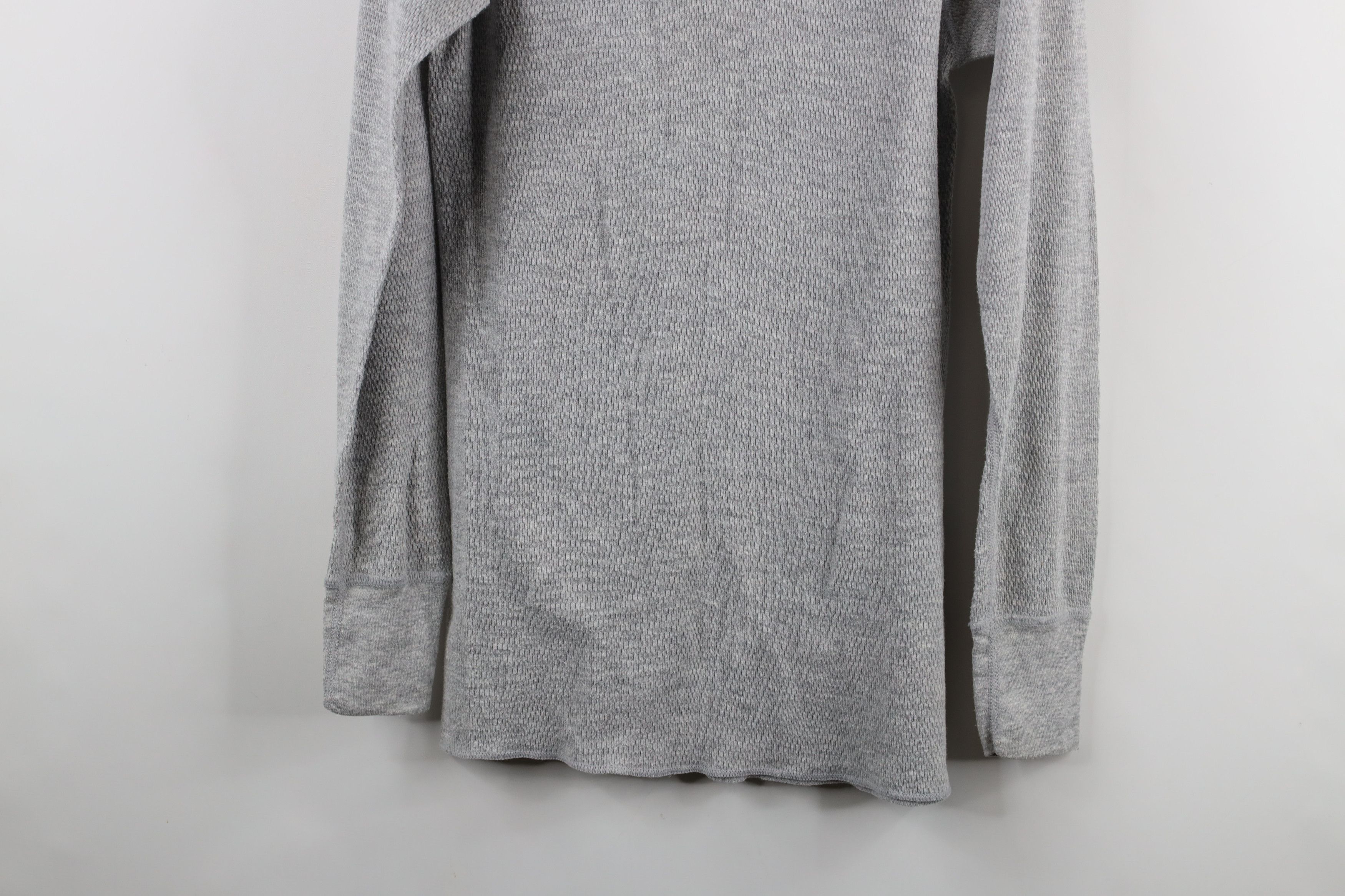 Vintage Vintage 70s Streetwear Waffle Knit Long Sleeve T-Shirt USA Size US L / EU 52-54 / 3 - 12 Thumbnail