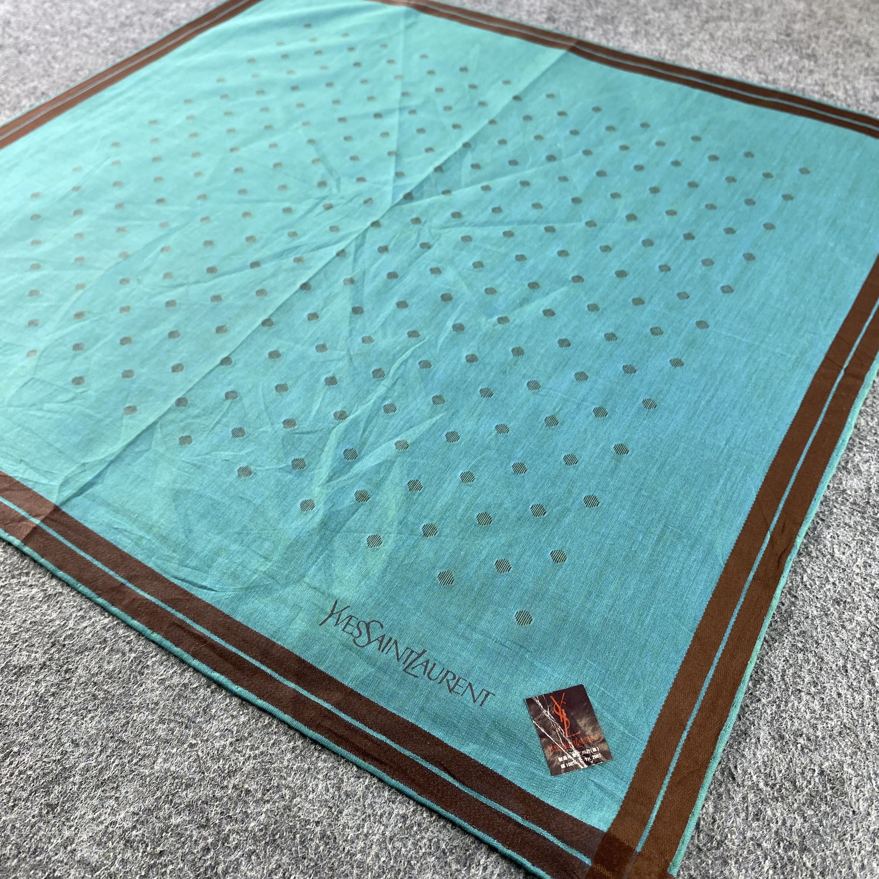 Vintage × Yves Saint Laurent Yves Saint Laurent Handkerchief/Neckerchief/Bandana HC709 Size ONE SIZE - 2 Thumbnail