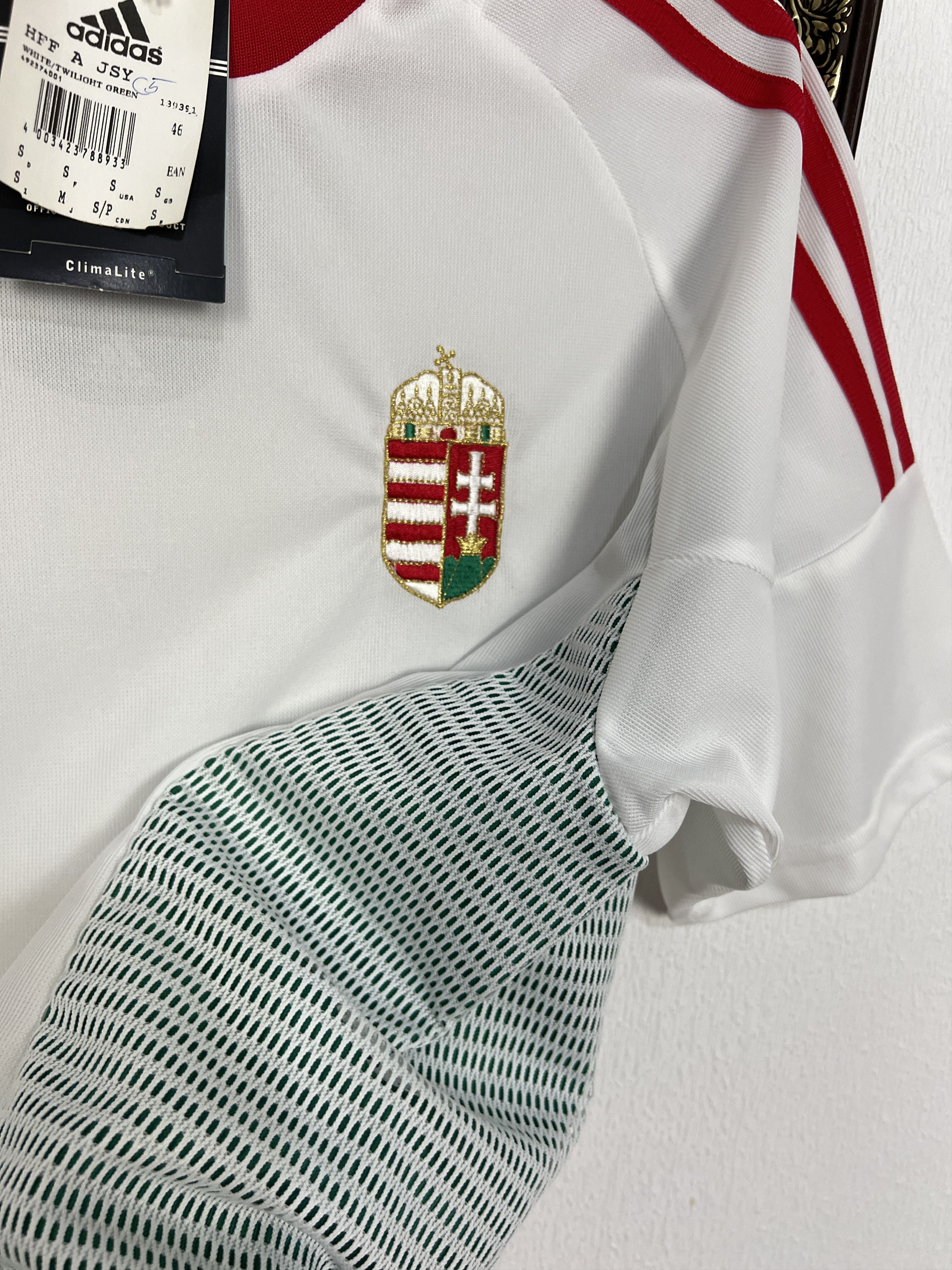 Adidas Hungary Away football shirt Soccer Jersey National Trikot Size US S / EU 44-46 / 1 - 5 Thumbnail