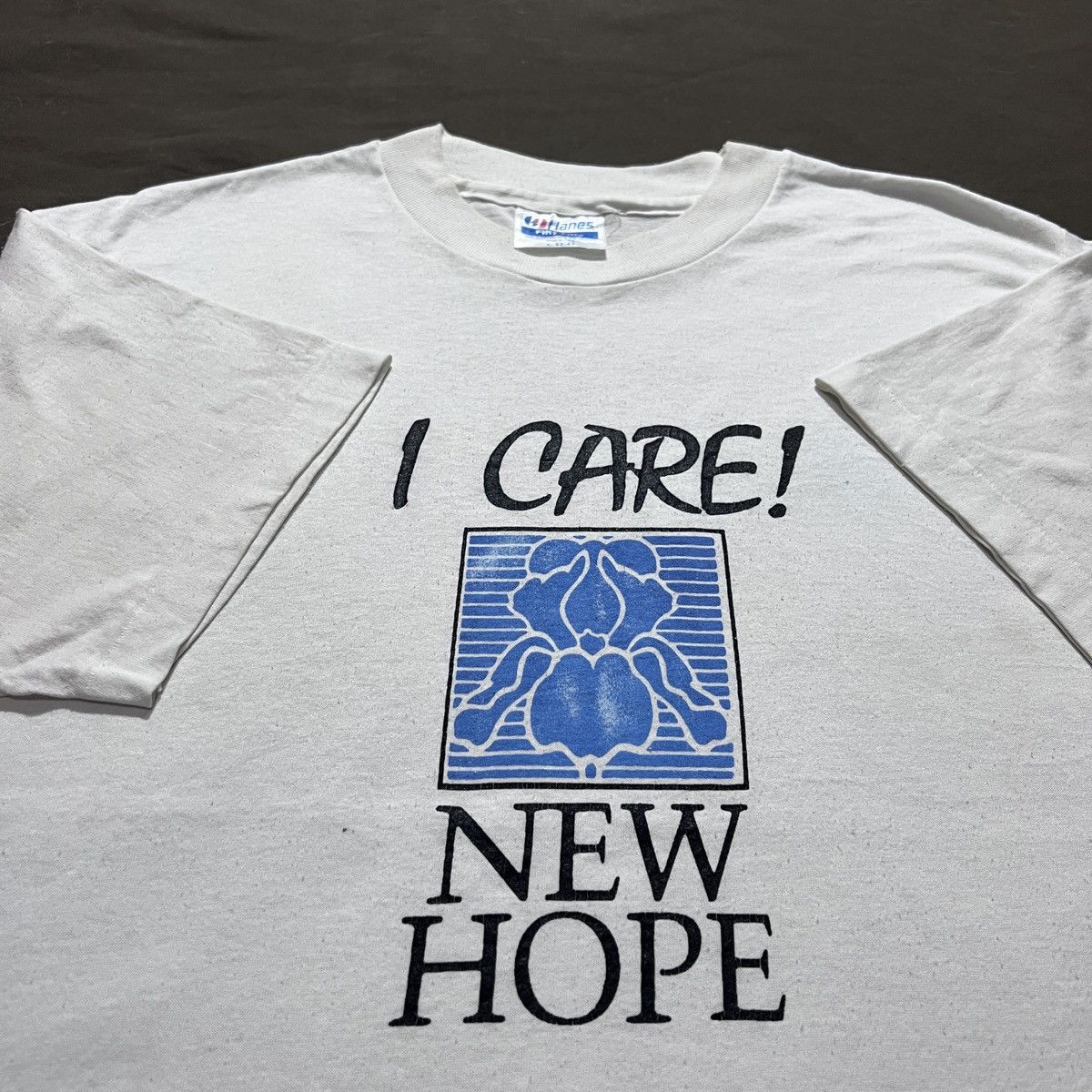 Vintage Vintage 90s I care new hope Christ Jesus God Holy Bible Tee Size US L / EU 52-54 / 3 - 1 Thumbnail