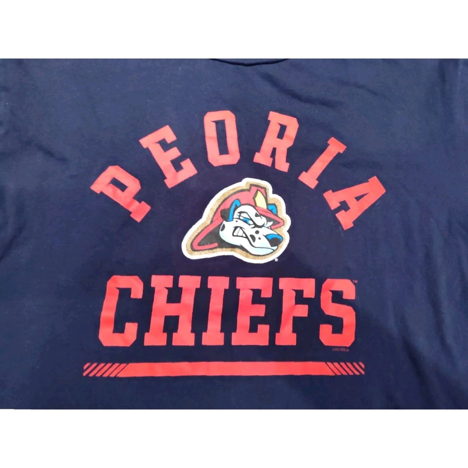 Vintage VINTAGE Genuine Merchandise MiLB Peoria Chiefs Baseball T-Shirt Men L Blue Sports Short Sleeve Round Neck Size US L / EU 52-54 / 3 - 2 Thumbnail