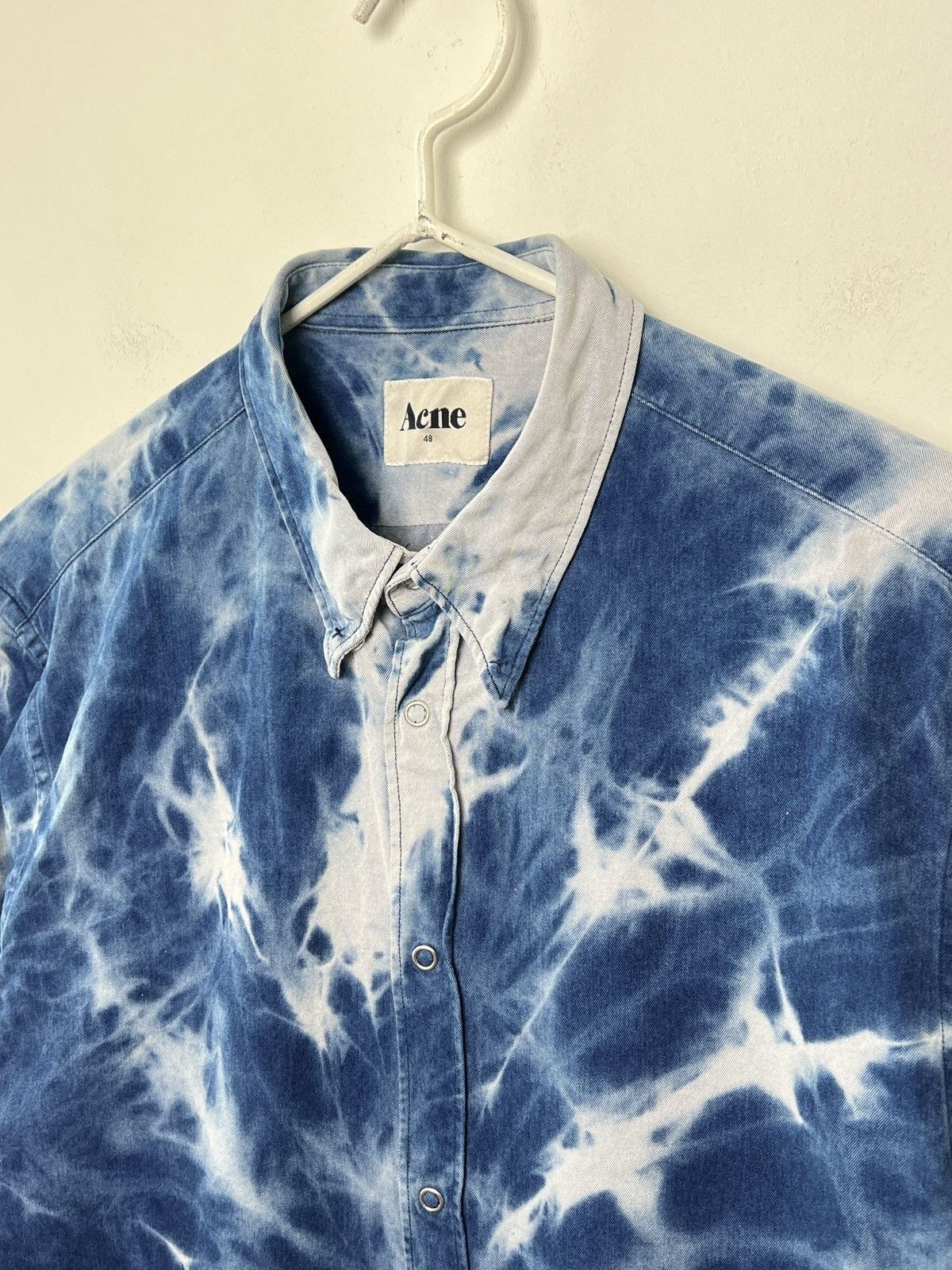 Acne Studios acne y2k vintage shirt 1/1 bleached tie dye Size US M / EU 48-50 / 2 - 4 Thumbnail