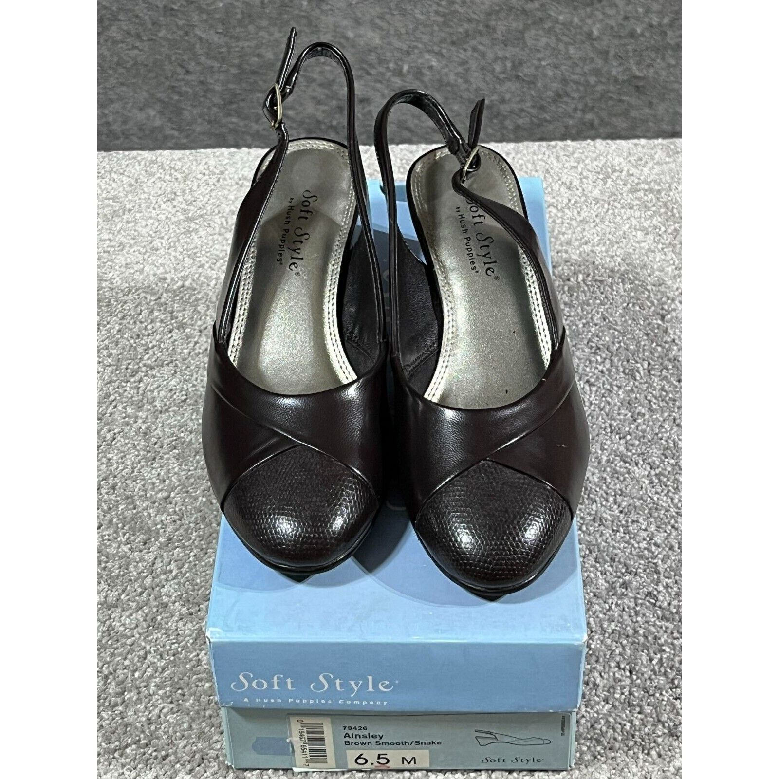 Hush Puppies Soft Style by Hush Puppies Ainsley Heels 79426 Slingback 6.5 Size US 6.5 / IT 36.5 - 7 Thumbnail