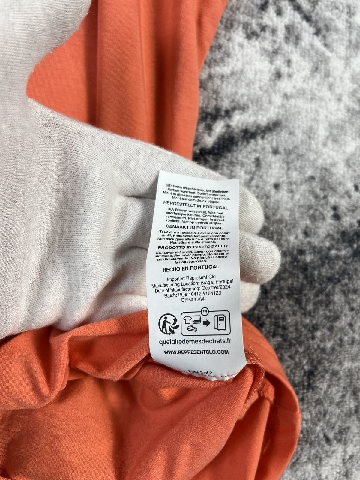 Represent Clo. Represent 247 Orange Sleeveless Tee Made in Portugal Size US S / EU 44-46 / 1 - 6 Thumbnail