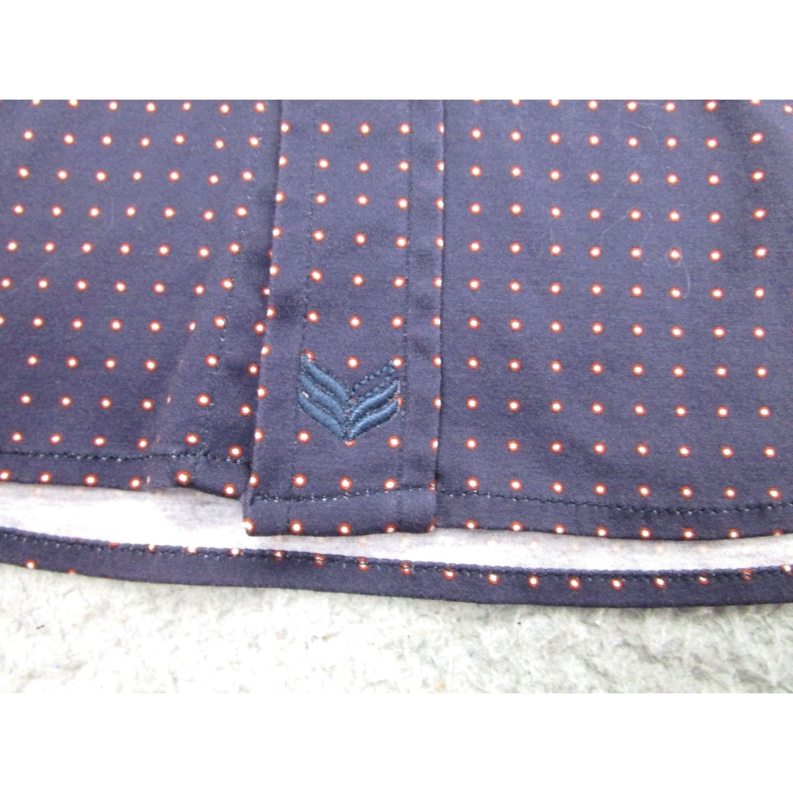 Vintage Buttercloth Slim Fit Button-Up Shirt Mens Large Blue Polka Dot Stretch Casual Preppy Size US L / EU 52-54 / 3 - 7 Thumbnail