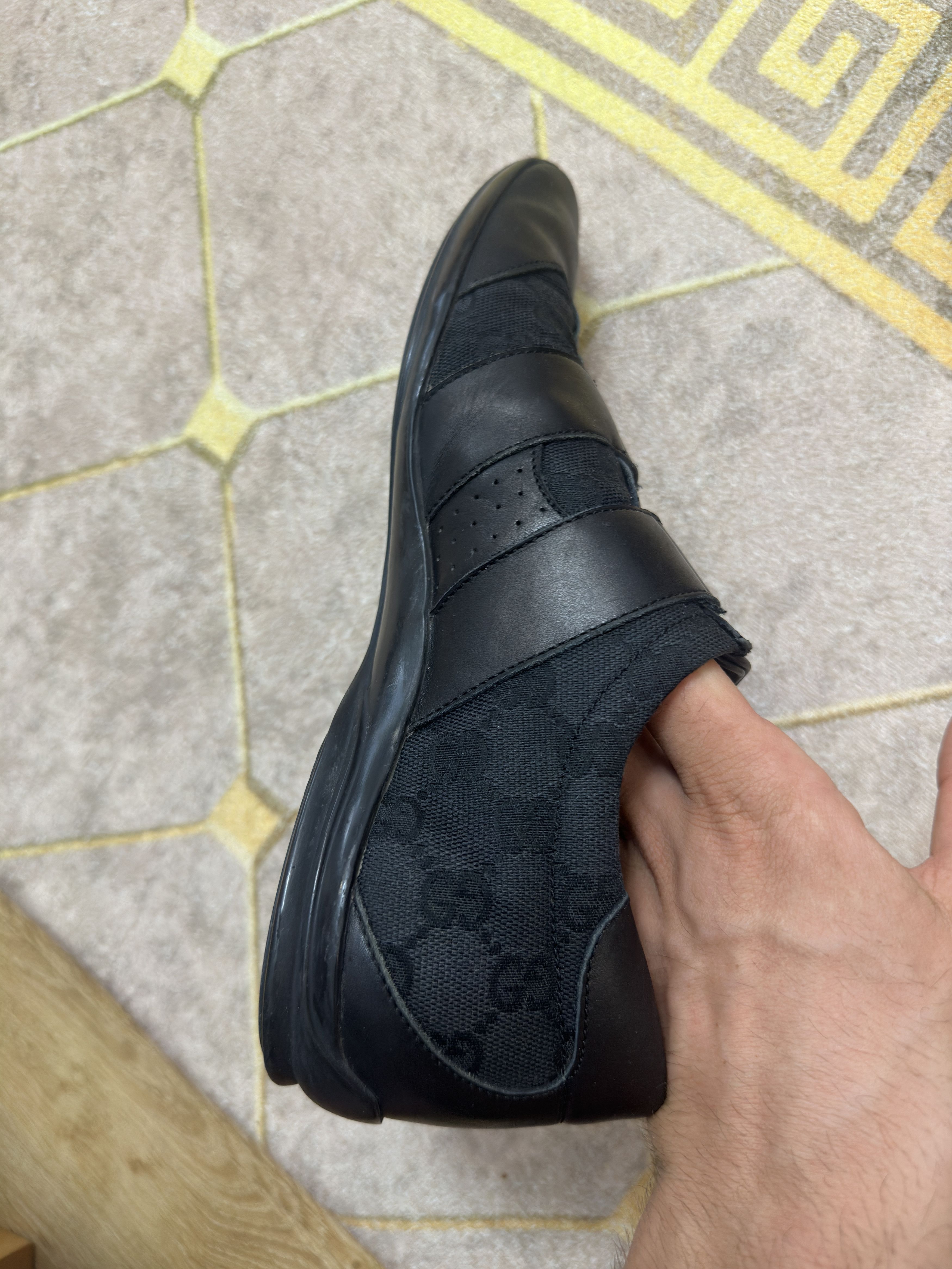 Gucci Gucci sneakers Monogram Leather Casual Shoes Size 41 Eu 7.5 Size US 7.5 / EU 40-41 - 3 Thumbnail