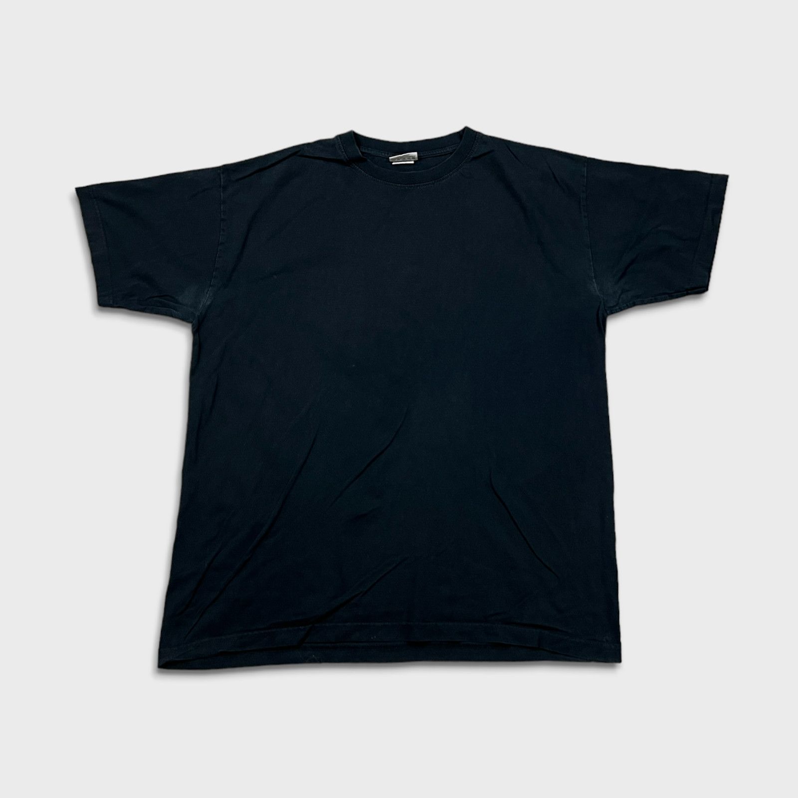 Vintage Vintage Blank T Shirt Mens XL Black Y2K Short Sleeve Tee Size US XL / EU 56 / 4 - 4 Thumbnail