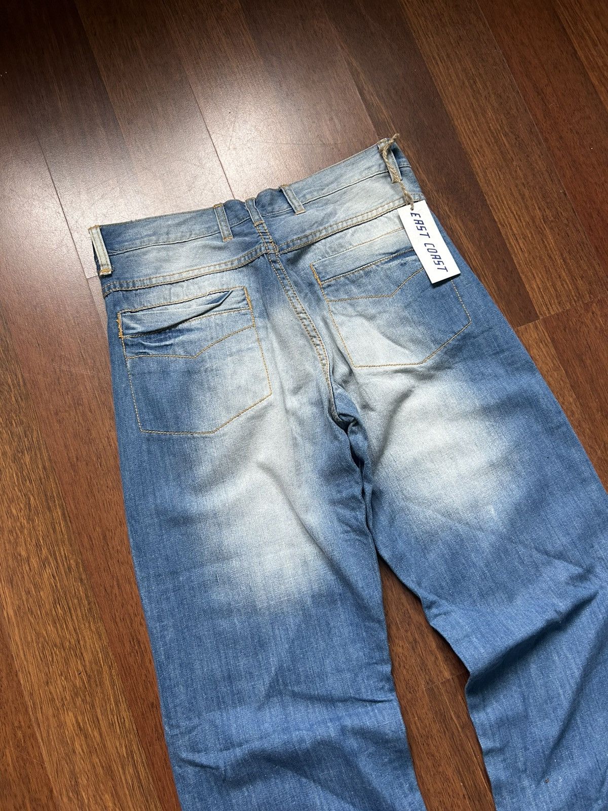 Japanese Brand Vintage Faded Denim Jeans NWT Streetwear Baggy Fit Size 42 Size US 32 / EU 48 - 12 Thumbnail