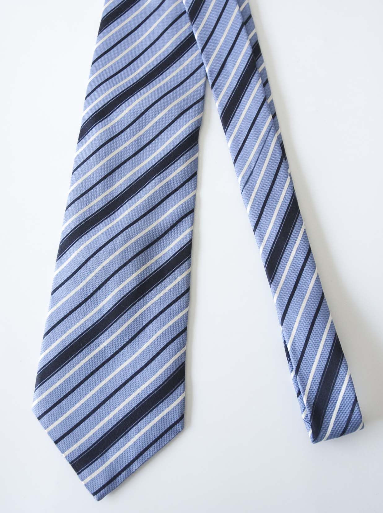 Ermenegildo Zegna Ermenegildo Zegna Tie Blue 100% Silk Made in Italy Size ONE SIZE - 1 Thumbnail