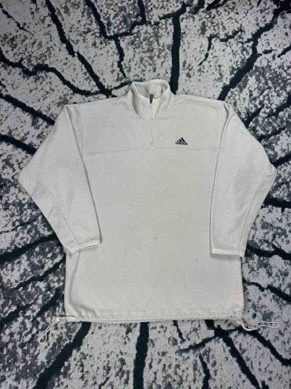 Adidas Vintage Adidas fleece sweatshirt cream m Size US M / EU 48-50 / 2 - 1 Thumbnail