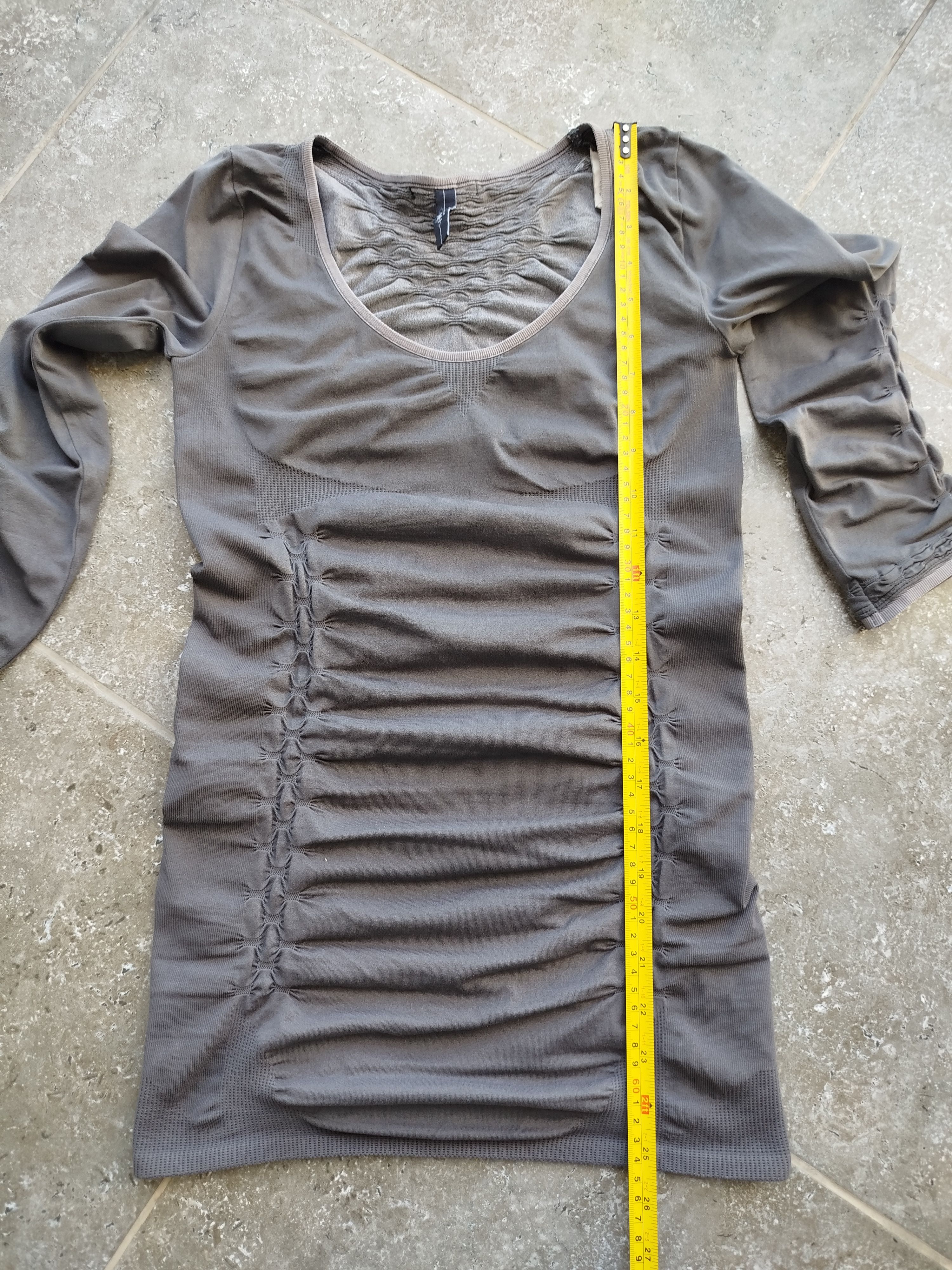 Marithe + Francois Girbaud High Use Claire Campbell Top Stretch Jersey Gray Size M / US 6-8 / IT 42-44 - 13 Thumbnail