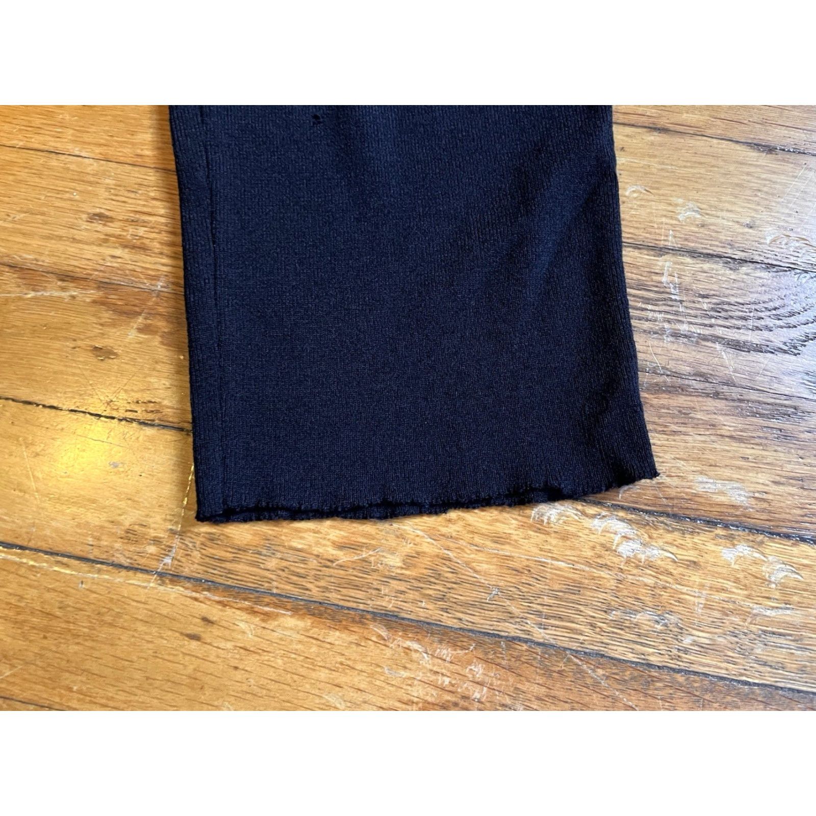 St. John St. John Collection Santana Knit Stretch Pants Women's 10 Black Wool Front Pleated Dress Pants Slim Straight Adult Regular Boy? No Size 32" / US 10 / IT 46 - 3 Thumbnail