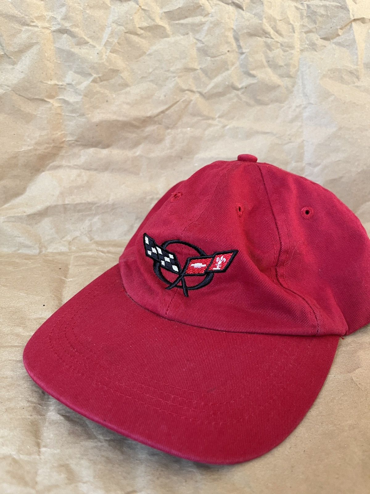 Chevrolet Vintage Chevrolet CORVETTE Red Cap Size ONE SIZE - 9 Thumbnail