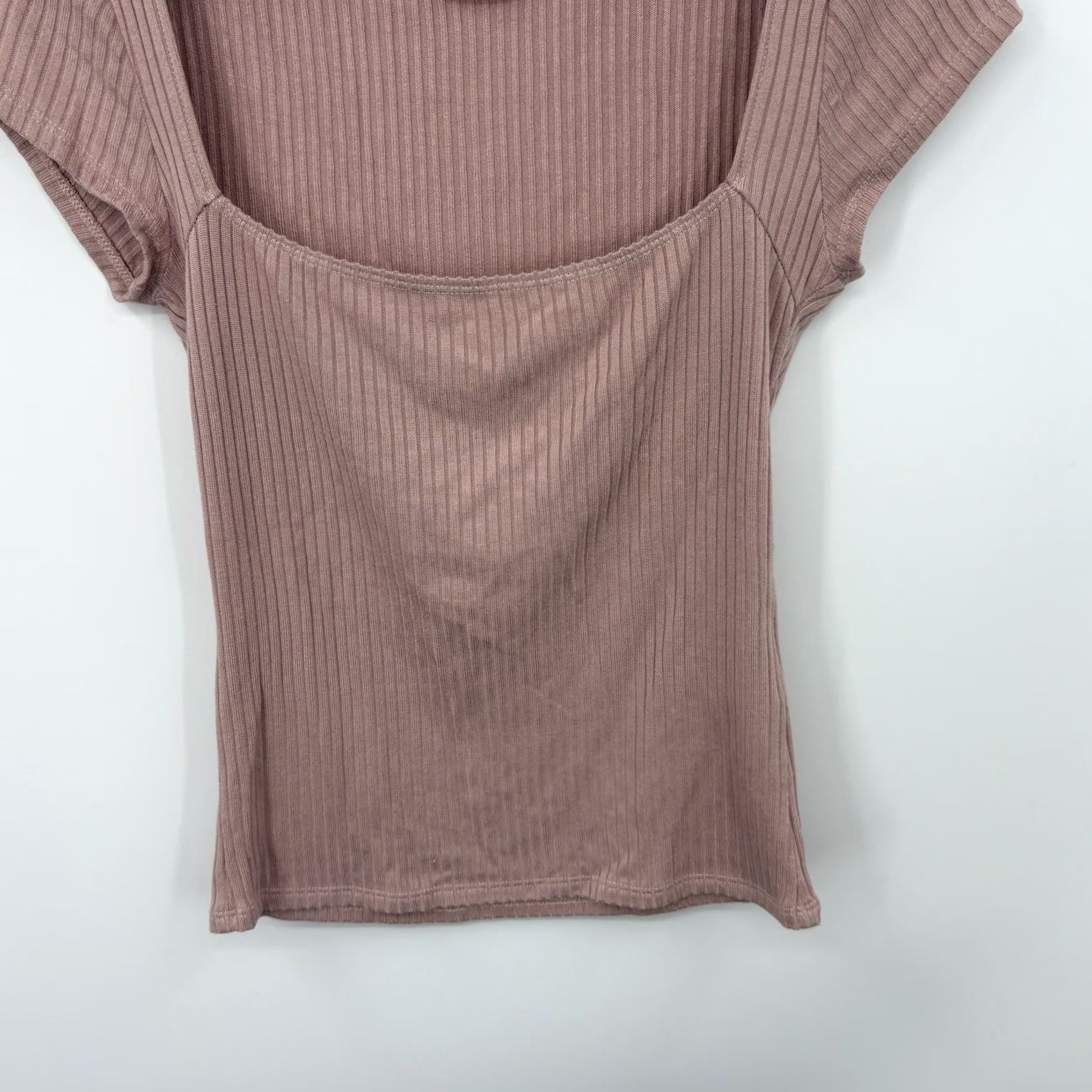 Reformation Reformation Top Small Pink Soft Crop Stretch Luxury Capsule Parisian Coquette Shirt Womens XS? Size S / US 4 / IT 40 - 5 Thumbnail