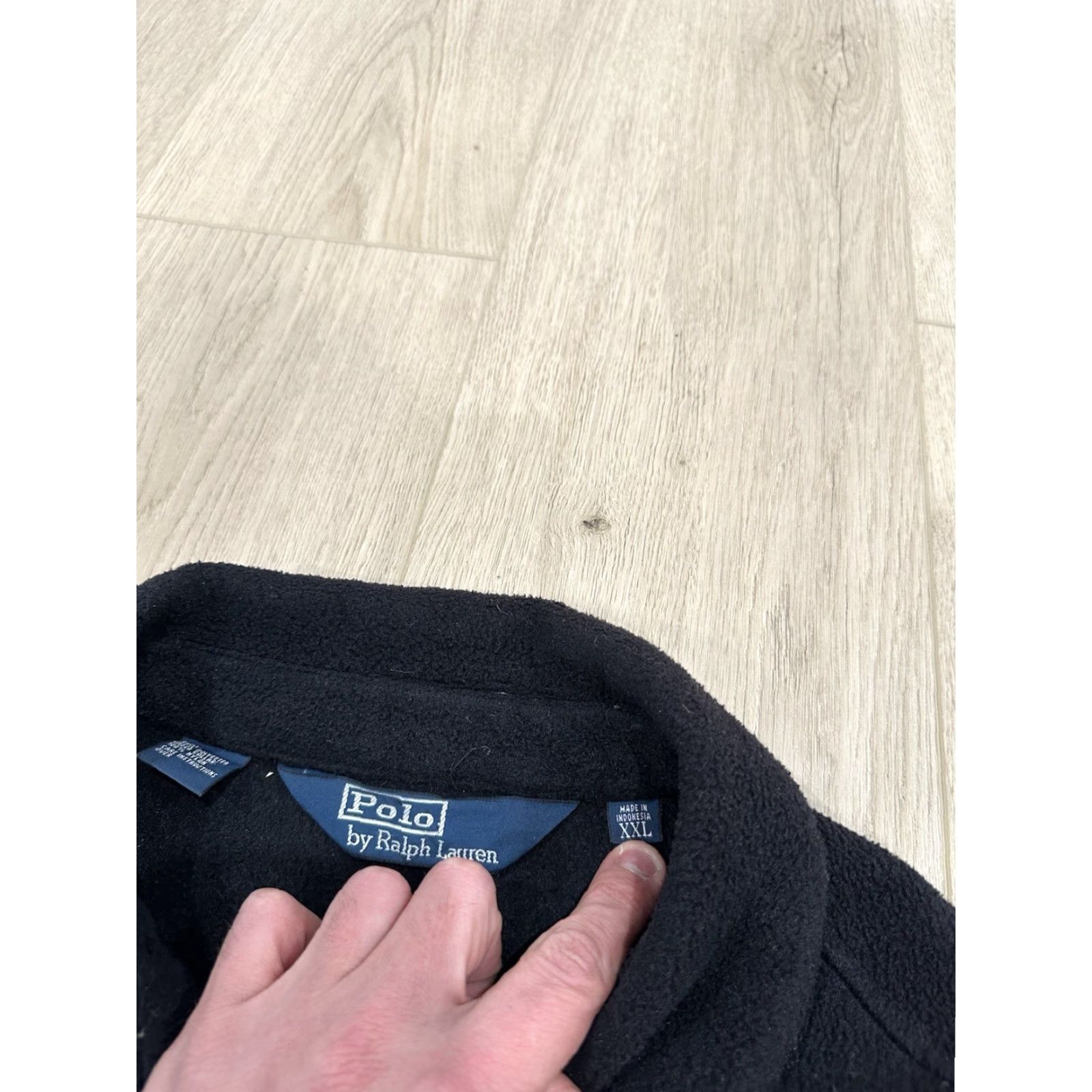 Polo Ralph Lauren VINTAGE Polo Ralph Lauren Jacket Mens 2XL Black Polartec Full Zip Fleece Size US XXL / EU 58 / 5 - 6 Thumbnail