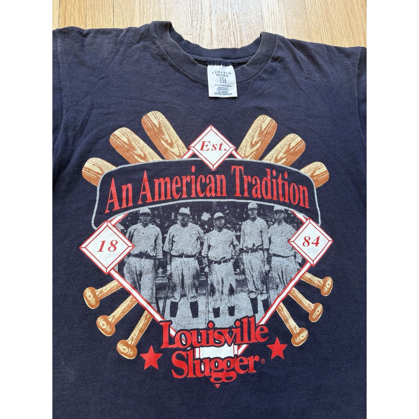 Other Vintage 80s Louisville Slugger T-Shirt Size XL Baseball Size US XL / EU 56 / 4 - 2 Thumbnail