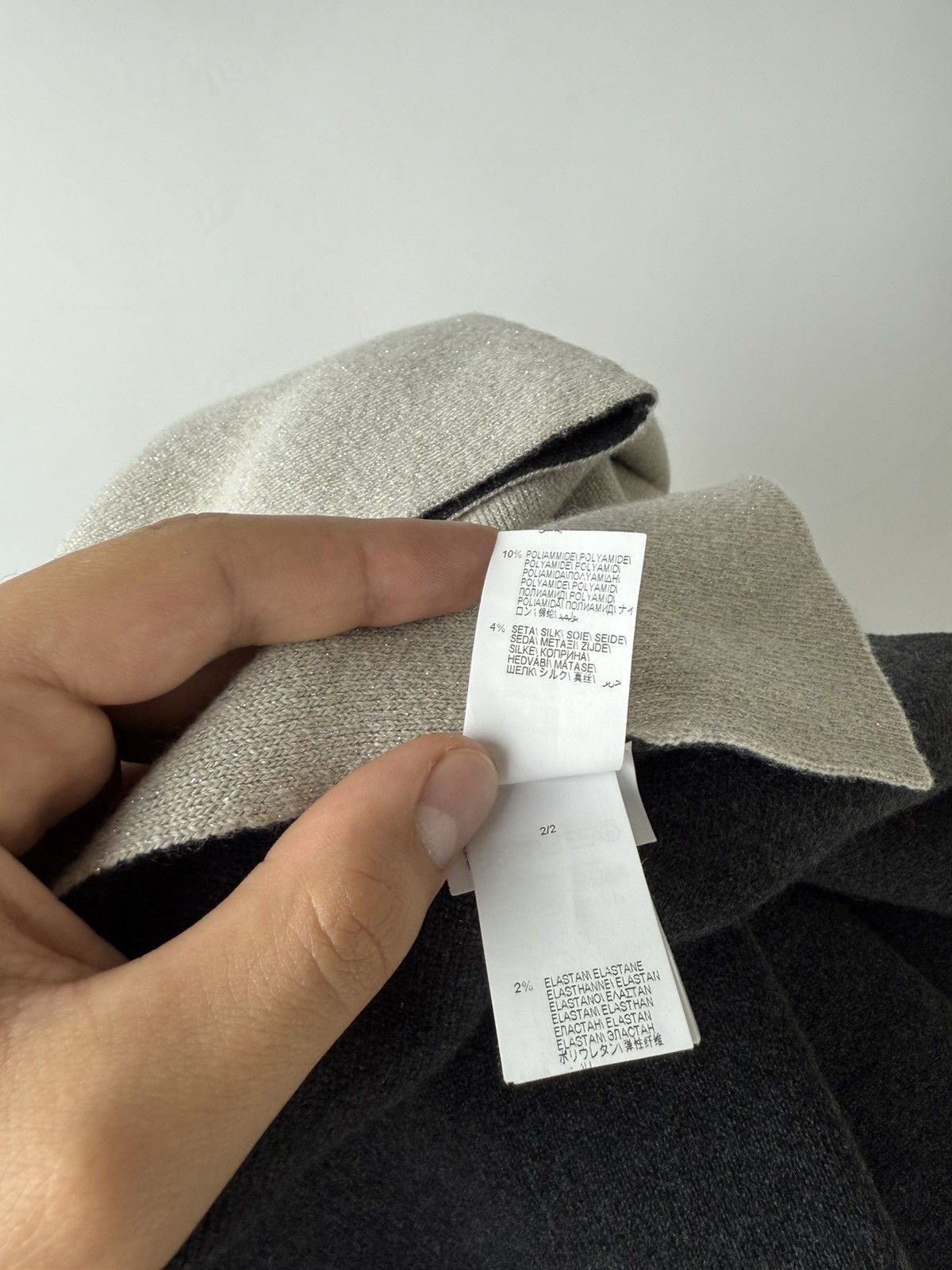 Brunello Cucinelli Brunello Cucinelli Shimmer Cashmere Monili Hood Capes Poncho Size M / US 6-8 / IT 42-44 - 13 Thumbnail
