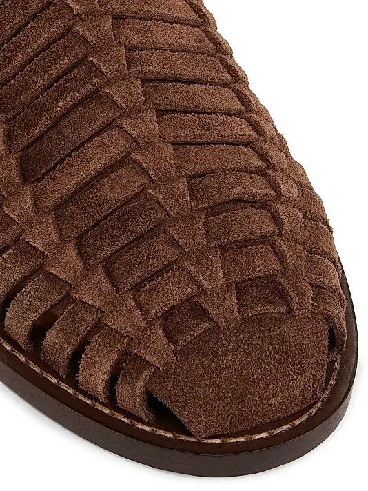 Brunello Cucinelli os11x0226 Woven Leather Sandals in Brown Size US 10.5 / EU 43-44 - 4 Thumbnail