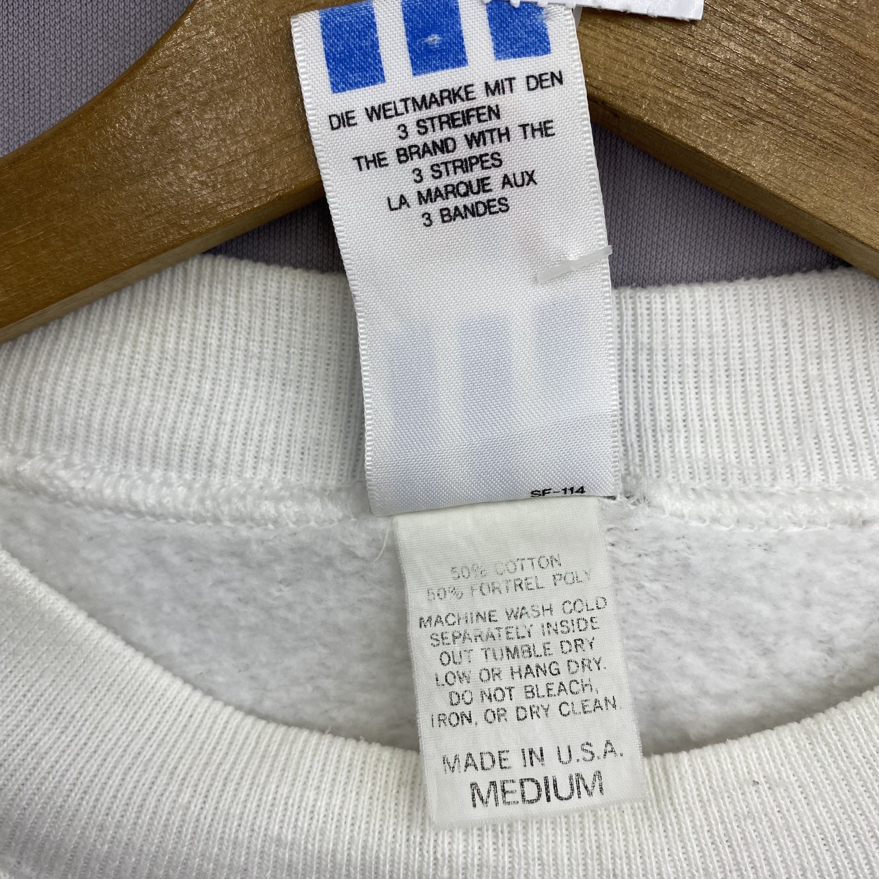 Adidas Vintage Adidas Sweater 90s Style Trefoil Sweatshirt Jumper Size US M / EU 48-50 / 2 - 5 Thumbnail