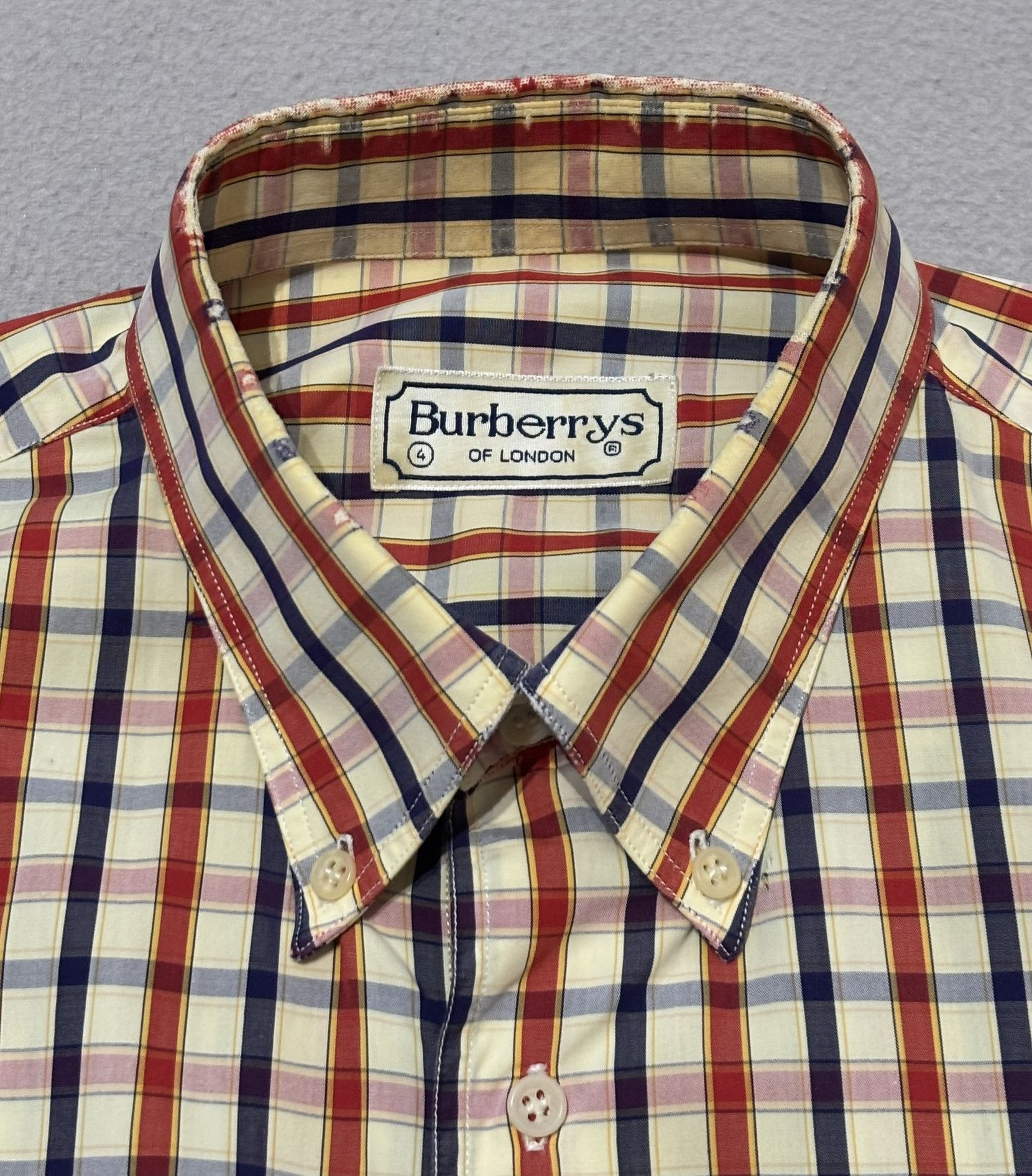 Burberry Burberrys vintage 90s shirt size 4 Size US XL / EU 56 / 4 - 14 Thumbnail