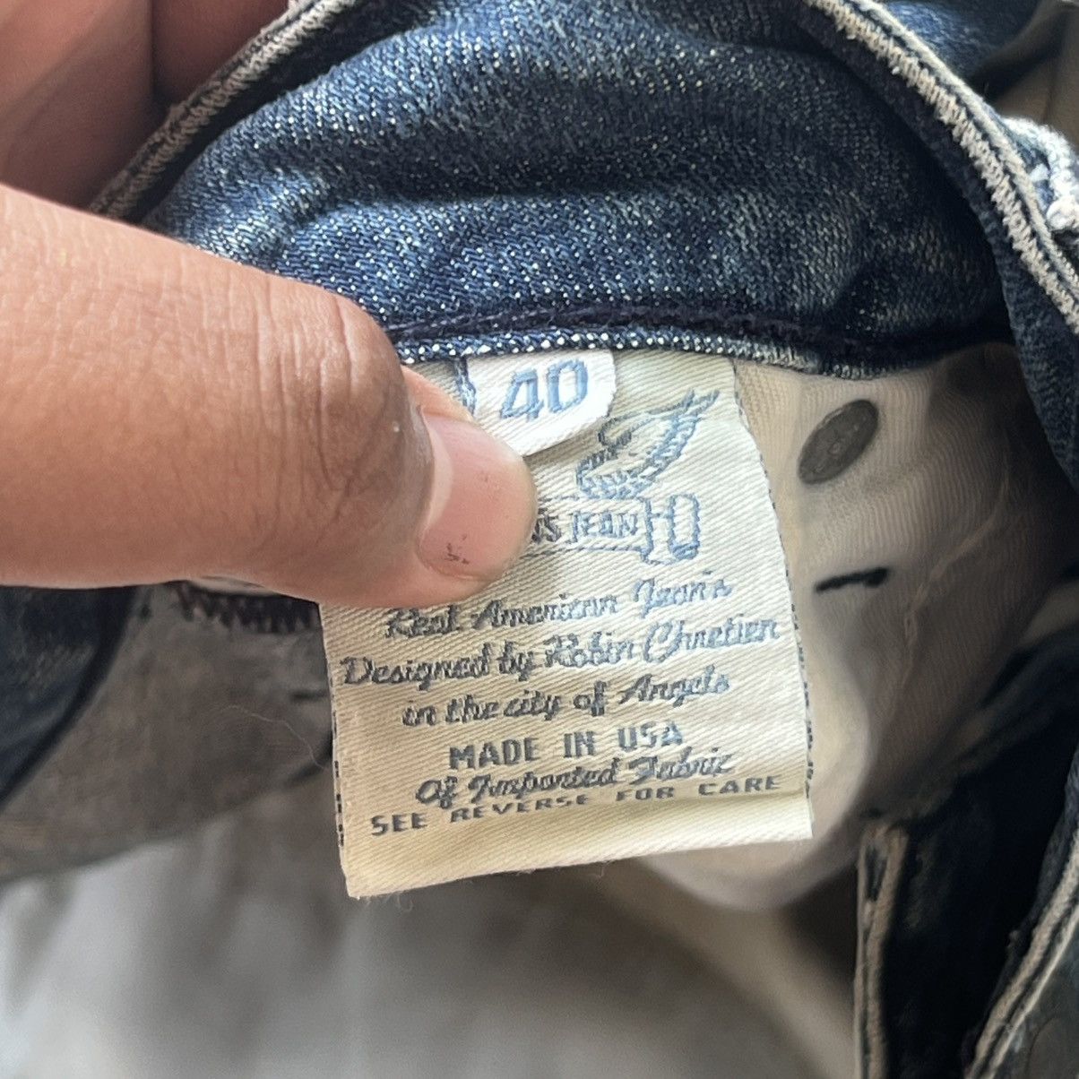 Robins Jeans “VINTAGE” ROBINS JEAN STUDDED POCKET DENIM JEANS Size US 40 / EU 56 - 15 Thumbnail