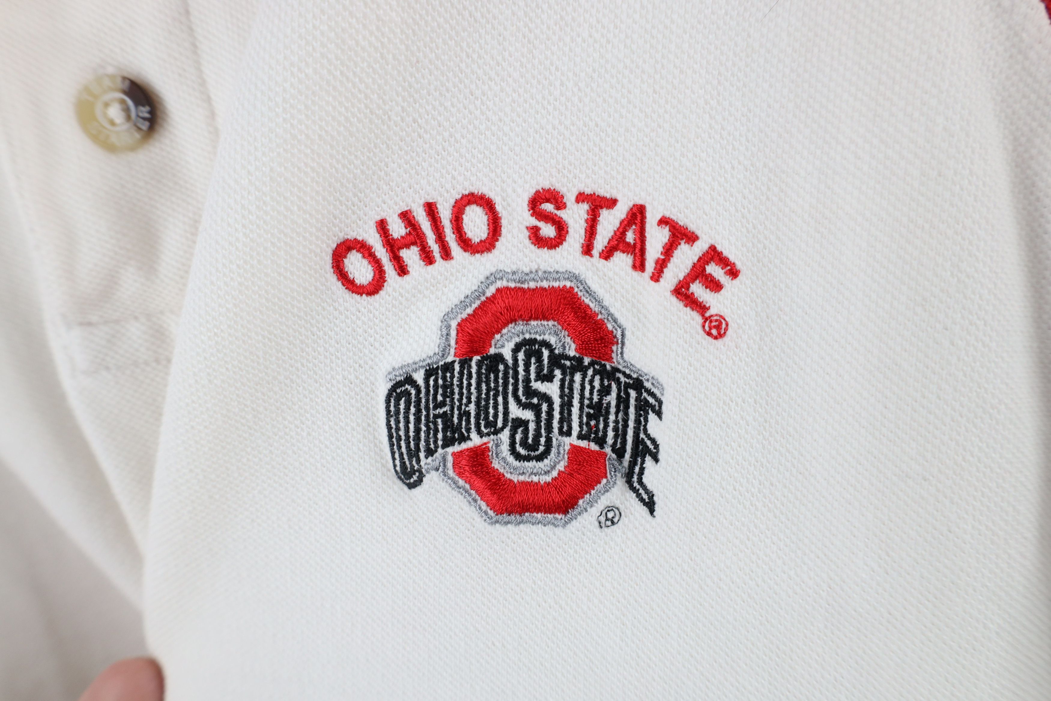 Starter × Vintage Vintage 90s Starter Out Ohio State University Polo Shirt Size US M / EU 48-50 / 2 - 5 Thumbnail