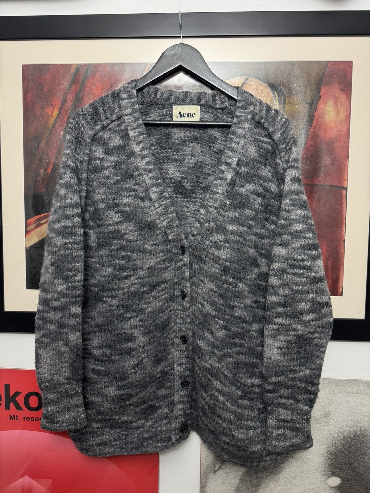 Acne Studios Acne Studios Oversize Mohair Wool Cardigan Sweater Knit Rare Size US XS / EU 42 / 0 - 1 Thumbnail