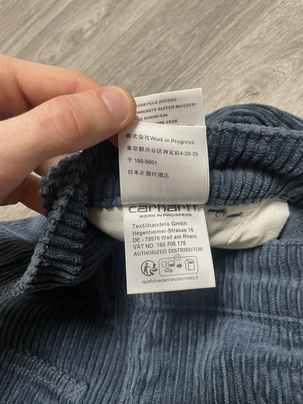 Carhartt Wip Carhartt WIP Blue Velvet Corduroy Loose Fit Pants Y2K Size US 30 / EU 46 - 11 Thumbnail