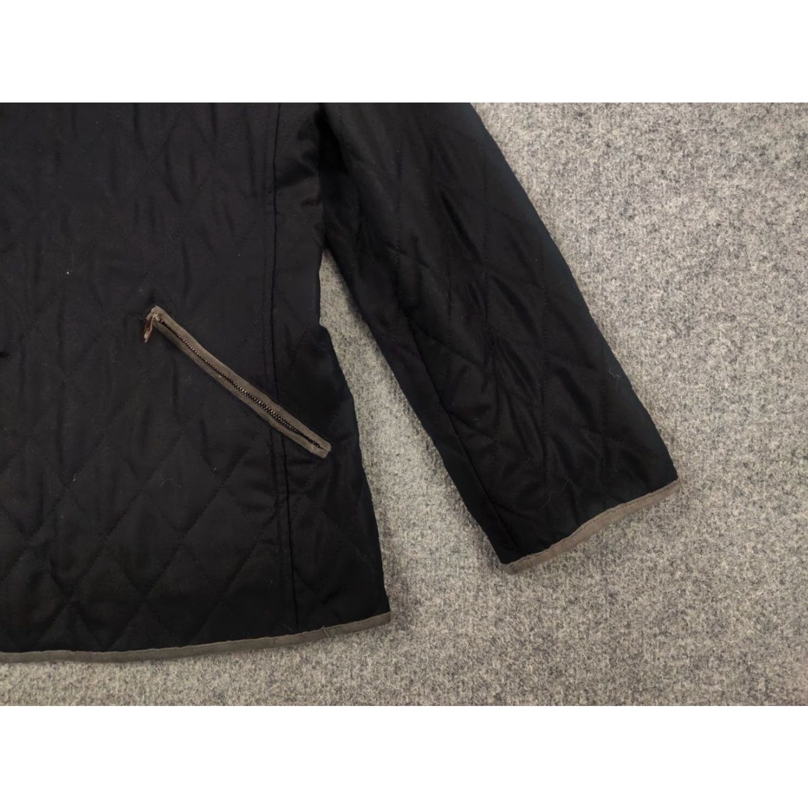 Colombo Colombo Italy Design Jacket Womens Black Zip Double Cashmere Quilted All Seasons Winter/Fall L Size L / US 10 / IT 46 - 6 Thumbnail