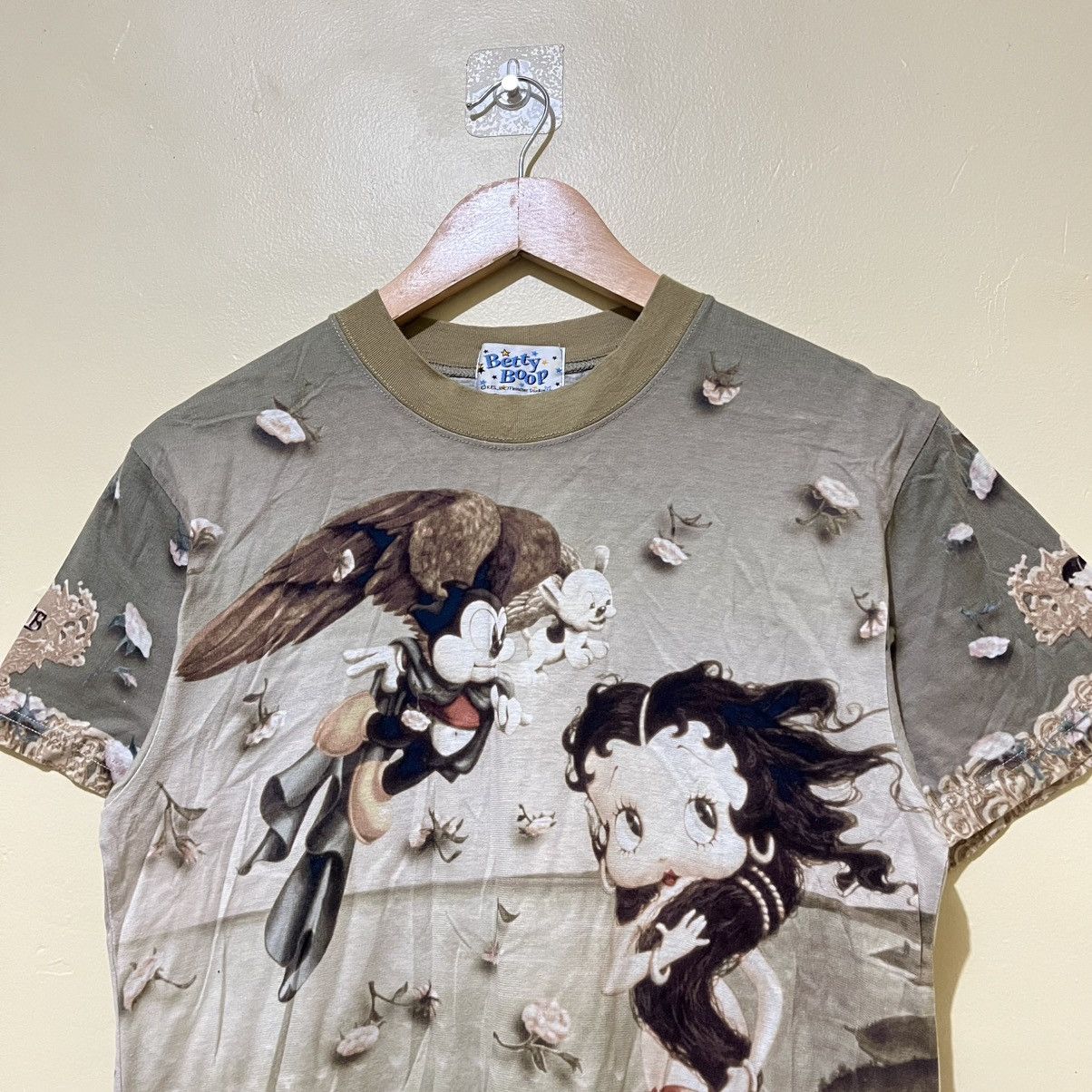 Vintage VINTAGE BETTY BOOP - BIRTH OF VENUS AOP TEE Size S / US 4 / IT 40 - 6 Thumbnail