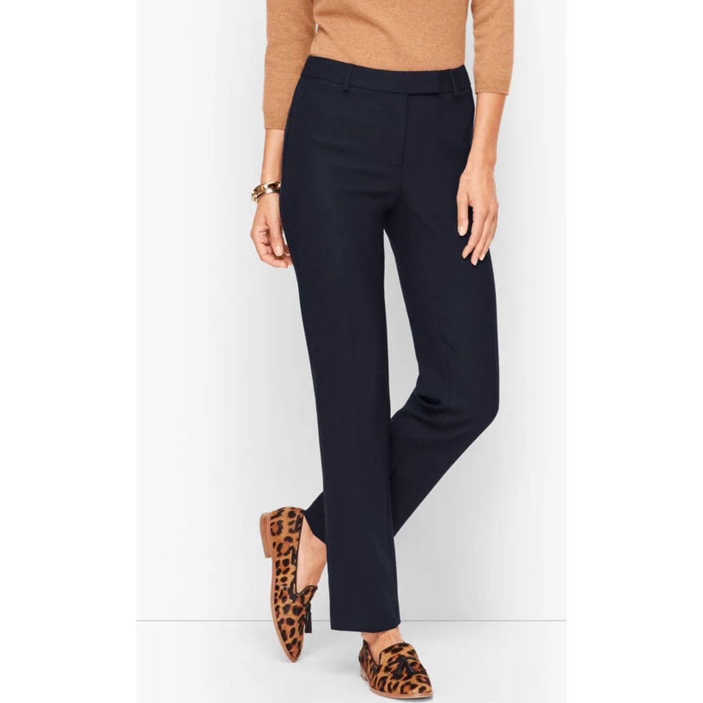 Other NWT Talbots Wool Blend Bi-Stretch Straight Dress Pants Sz 10 Size 32" / US 10 / IT 46 - 1 Thumbnail