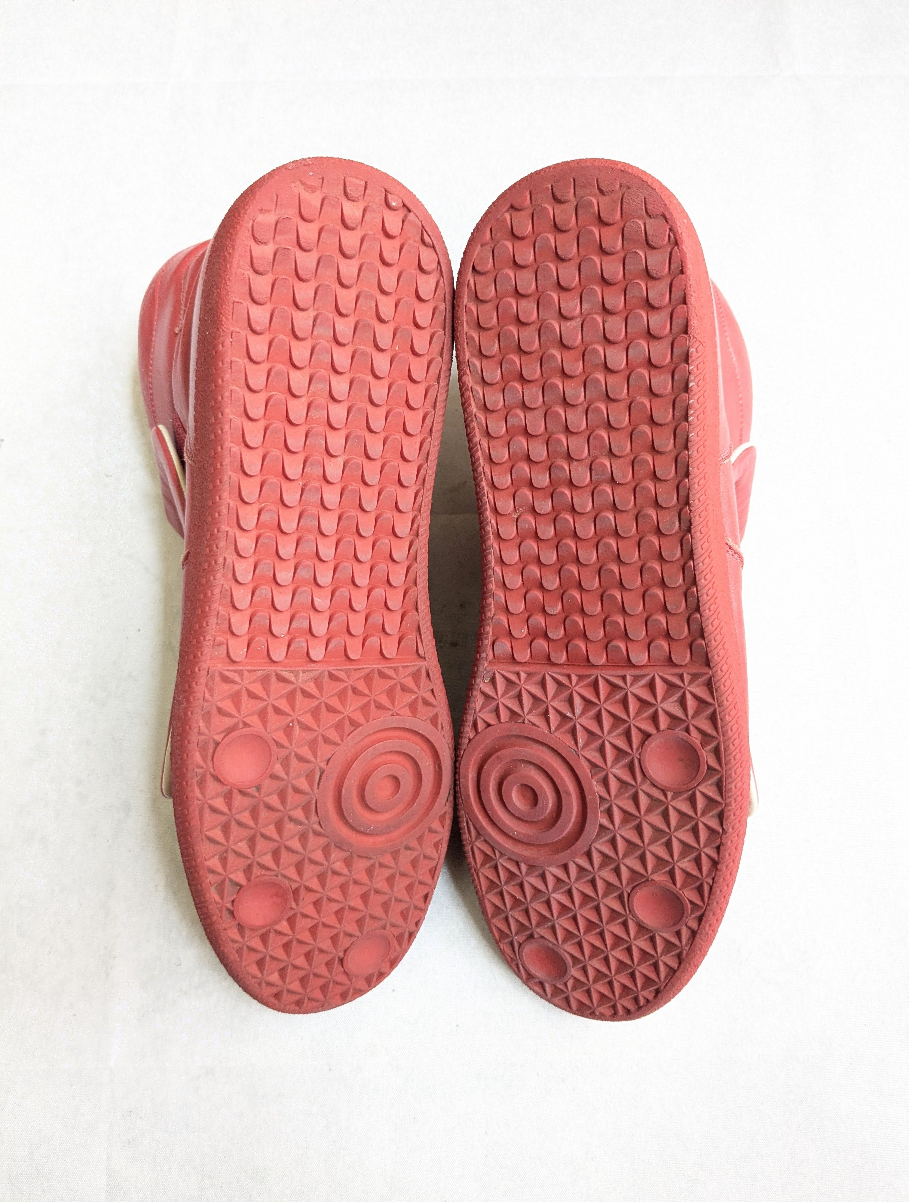 Maison Margiela Maison Margiela Clinic Sneakers Red 11 44 High Tops Leather Size US 11 / EU 44 - 18 Thumbnail