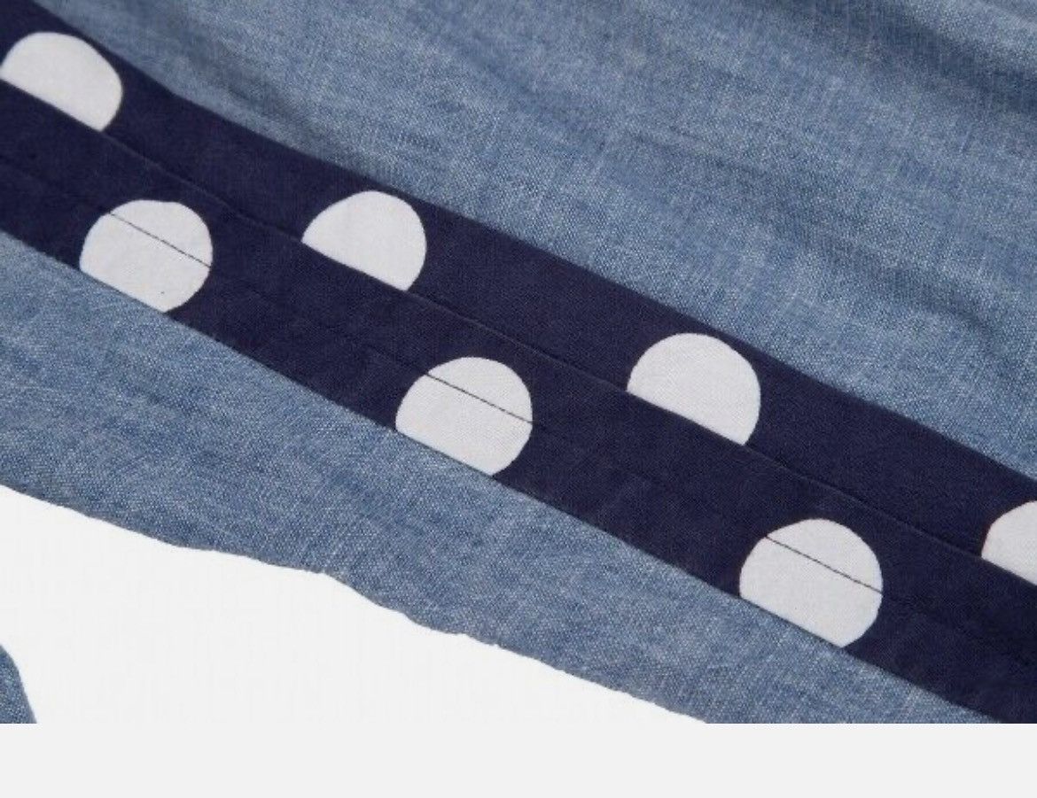 Comme des Garcons Homme Deux COMME des GARCONS HOMME DEUX Dot Line Chambray Shirt Size US XS / EU 42 / 0 - 4 Thumbnail