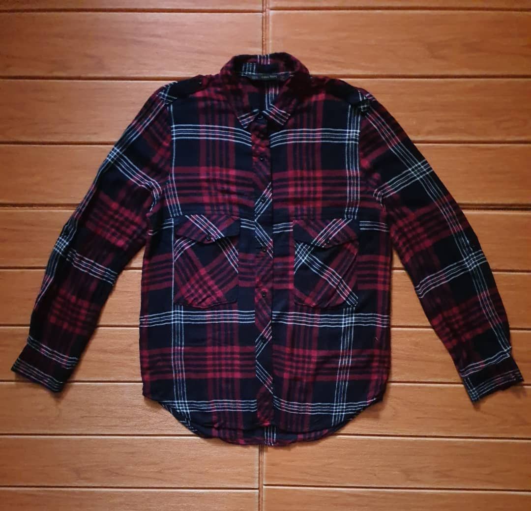Zara Zara checkered flannel shirt Size US M / EU 48-50 / 2 - 1 Thumbnail