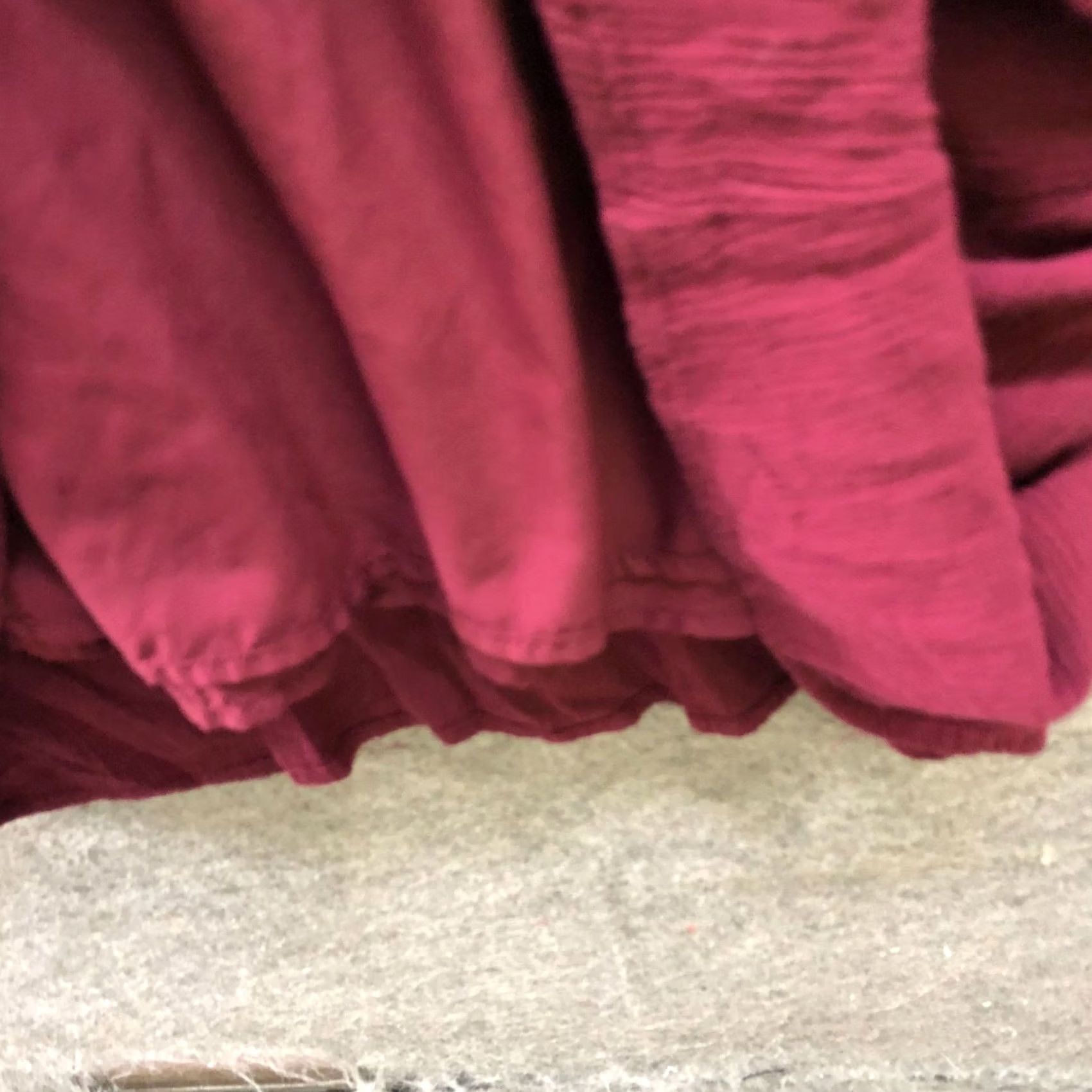 Gap Gap Halter Midi Dress Womens S Burgundy Red Crepe Sleeveless A-Line V-Neck Size S / US 4 / IT 40 - 5 Thumbnail