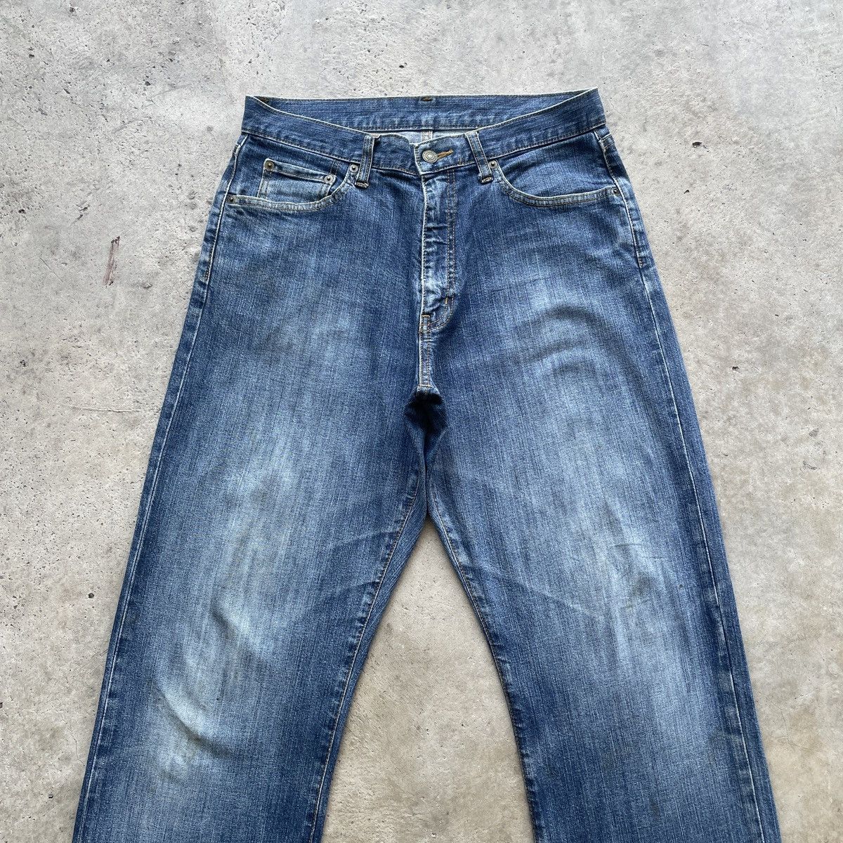 Japanese Brand W31x29 Vintage Japanese Jeans Faded Denim Pants Size US 31 - 3 Thumbnail