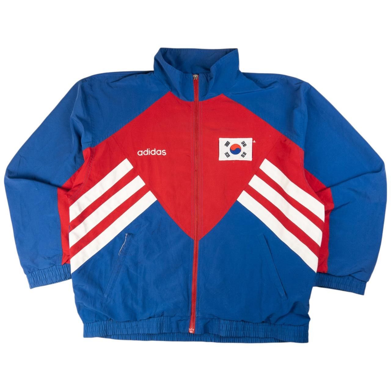 Adidas Vintage Adidas Korea Zip Up Jacket Size XXL Size US XXL / EU 58 / 5 - 1 Thumbnail