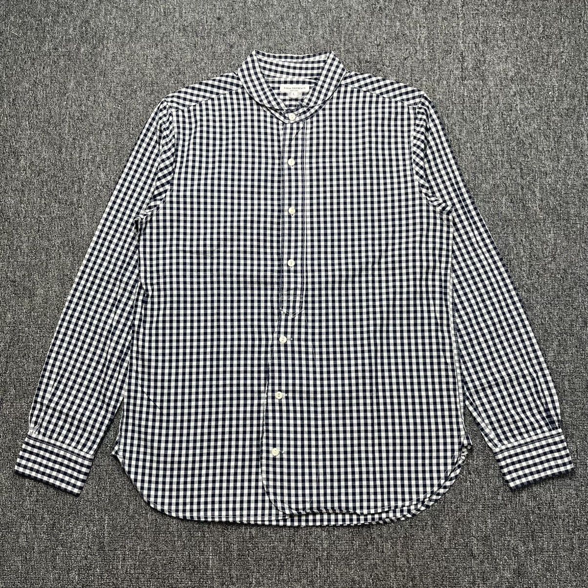 Aspesi a blue garments plaid shirt button Size US L / EU 52-54 / 3 - 2 Thumbnail