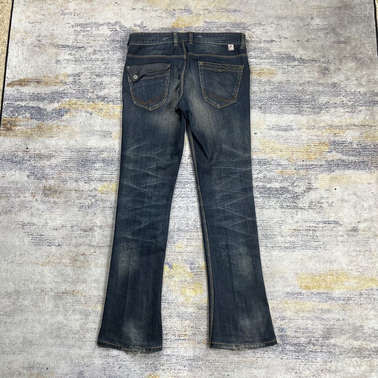 HIDEAWAYS Hideaways nicole mudwash flared denim pants Size US 33 - 2 Thumbnail